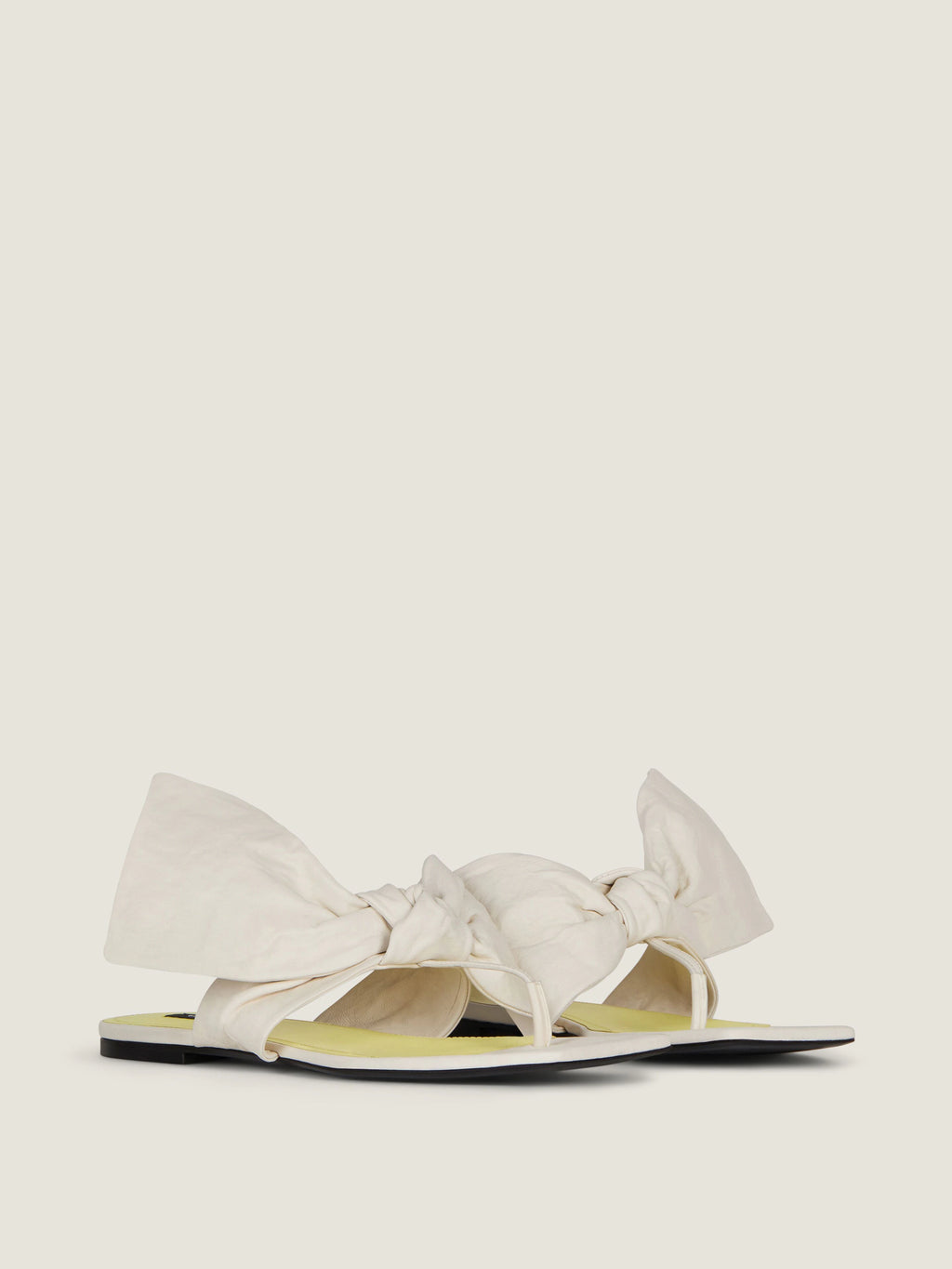 GIVENCHY Boudoir sandals in nappa leather with bow