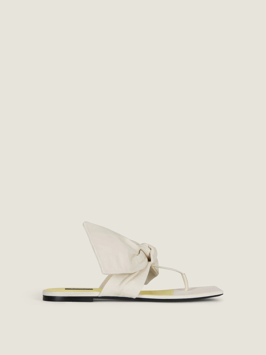 GIVENCHY Boudoir sandals in nappa leather with bow