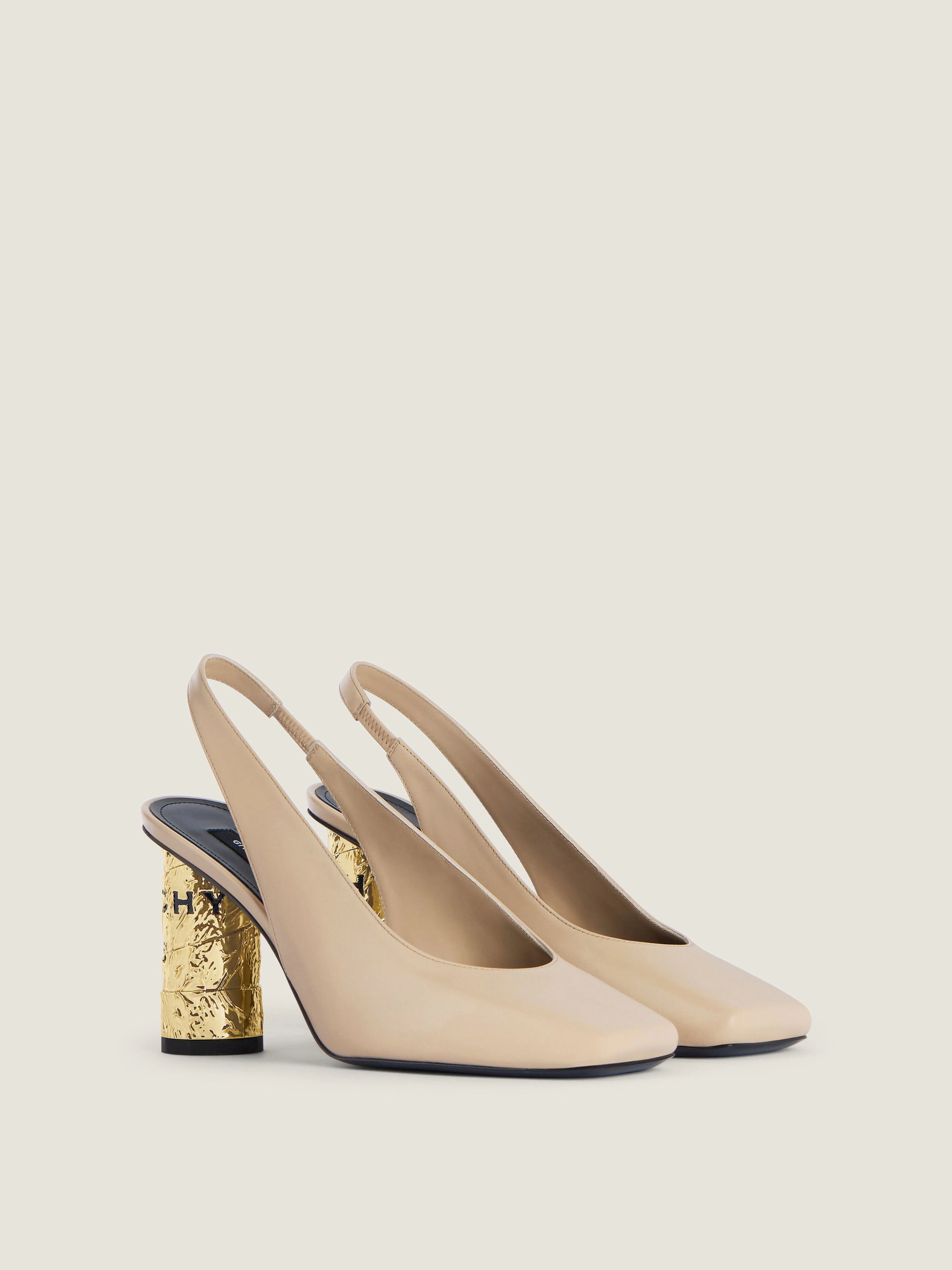 GIVENCHY Tape slingbacks in leather