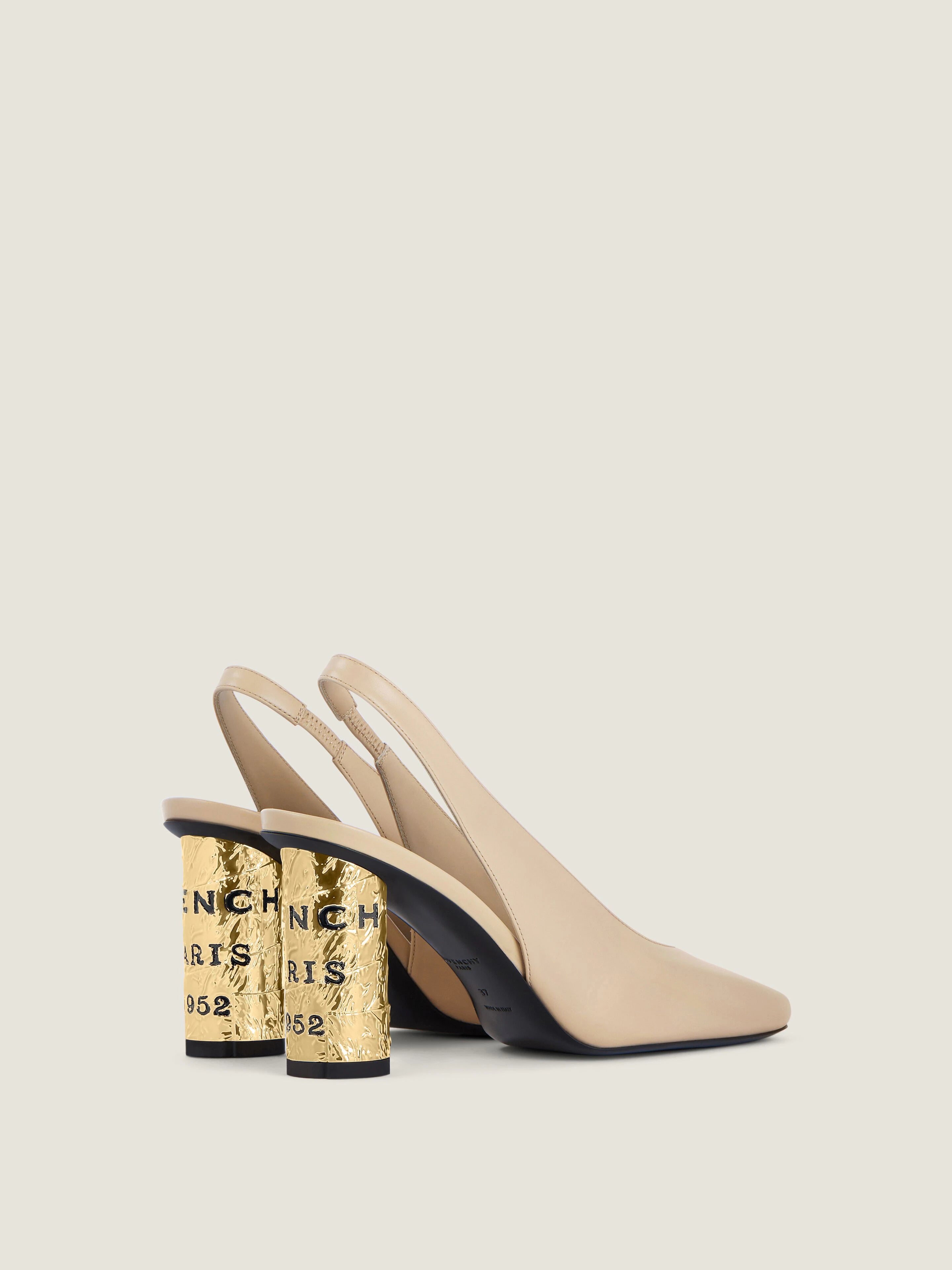 GIVENCHY Tape slingbacks in leather