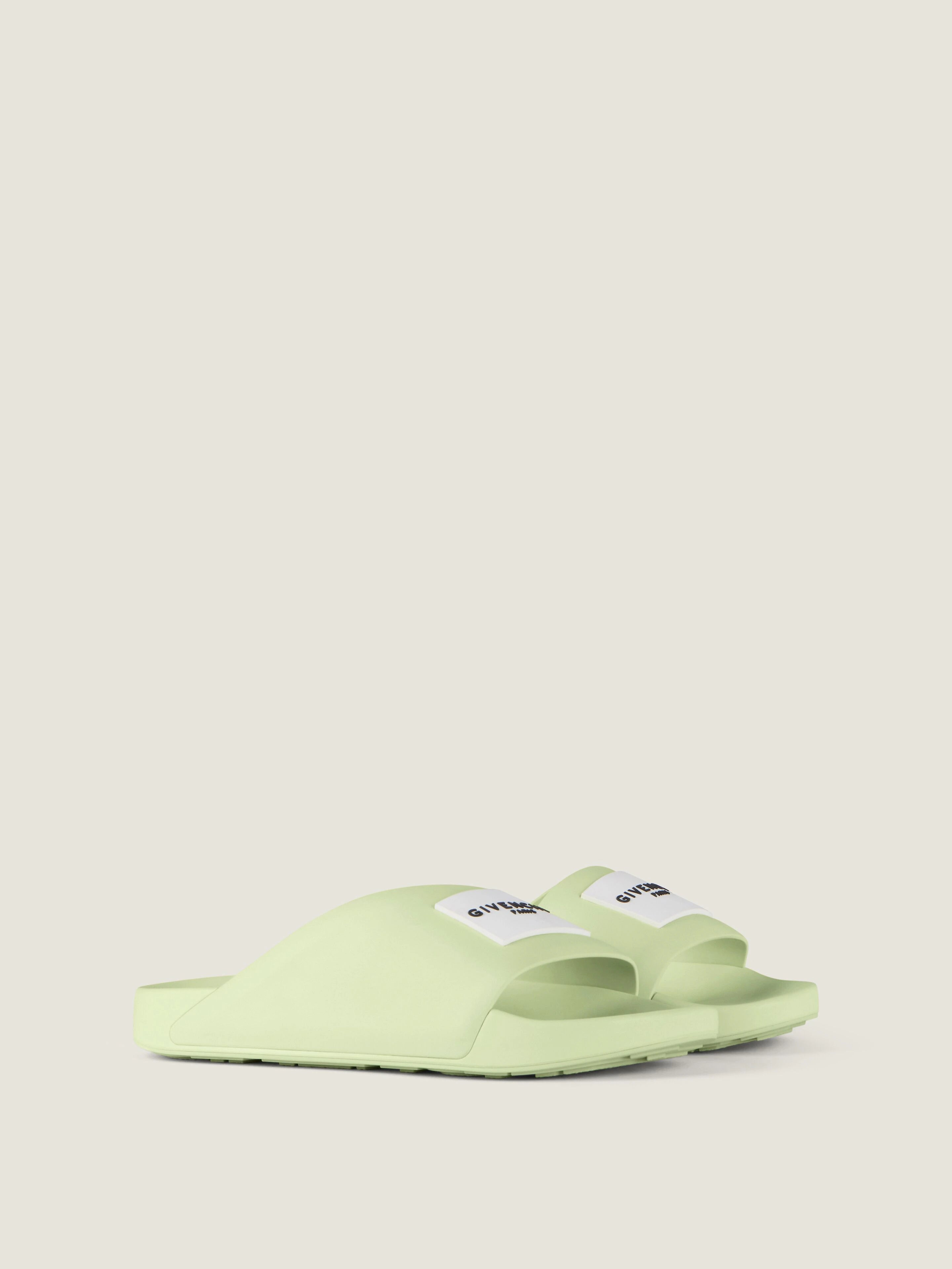 GIVENCHY Label Slide mules in rubber