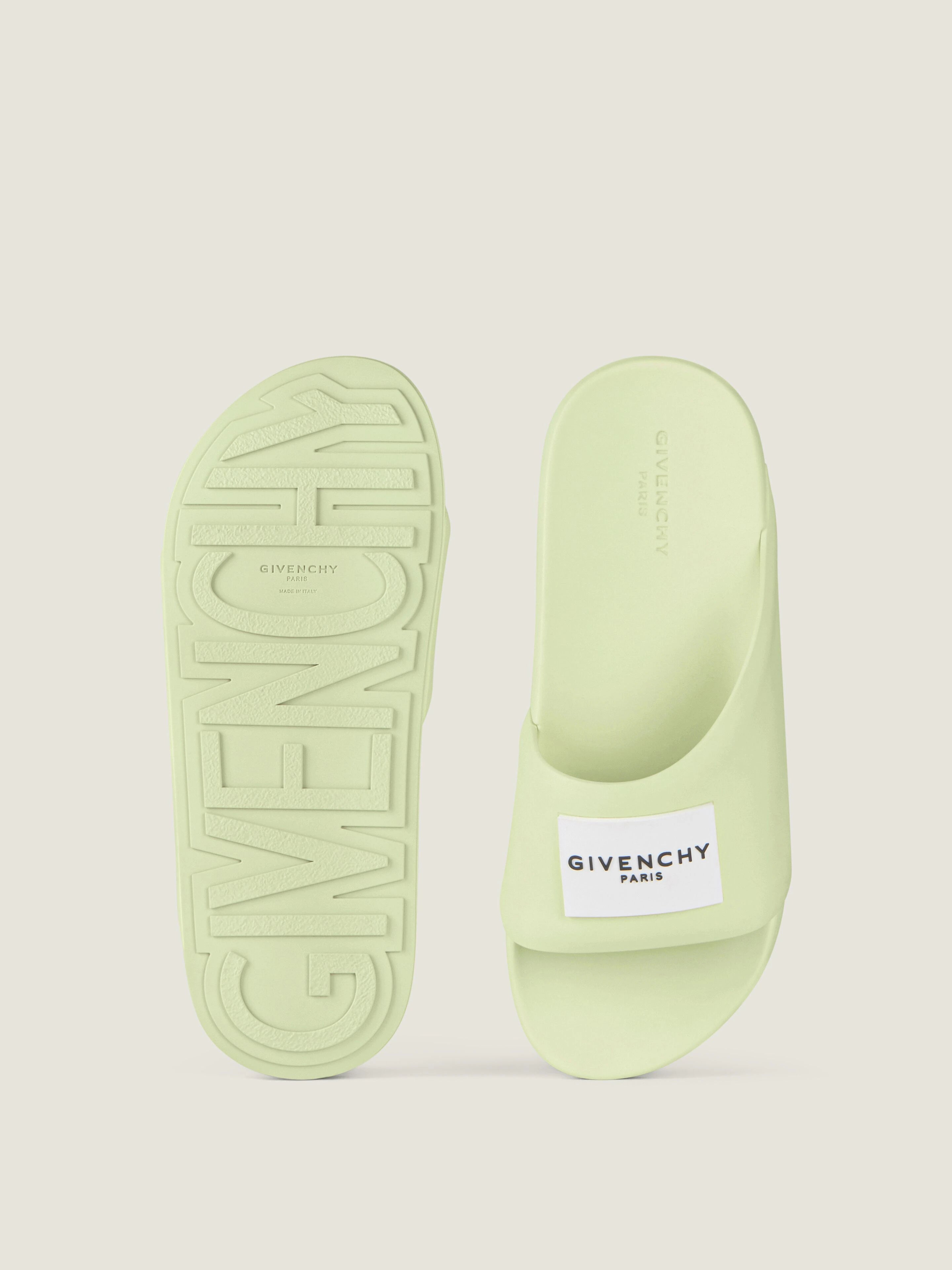 GIVENCHY Label Slide mules in rubber