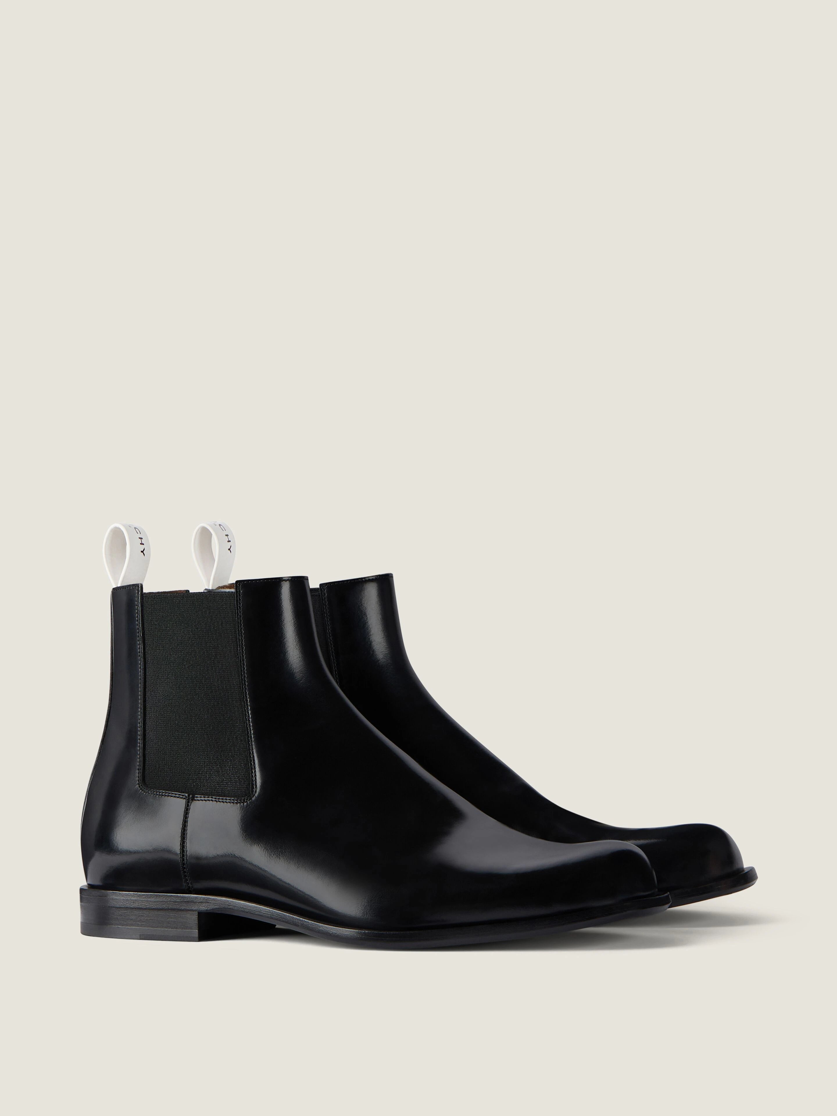 GIVENCHY Tux chelsea boots in brushed leather