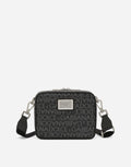 DOLCE & GABBANA Coated jacquard crossbody bag