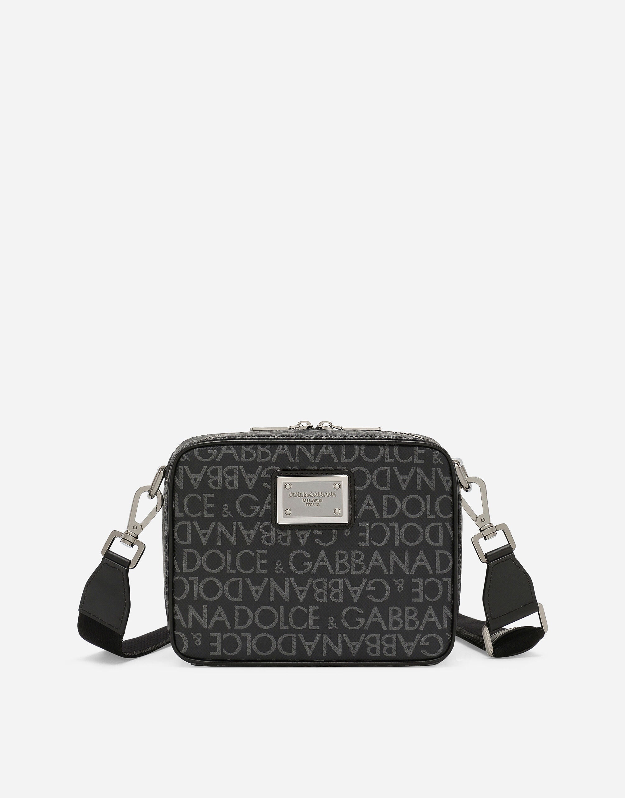 DOLCE & GABBANA Coated jacquard crossbody bag