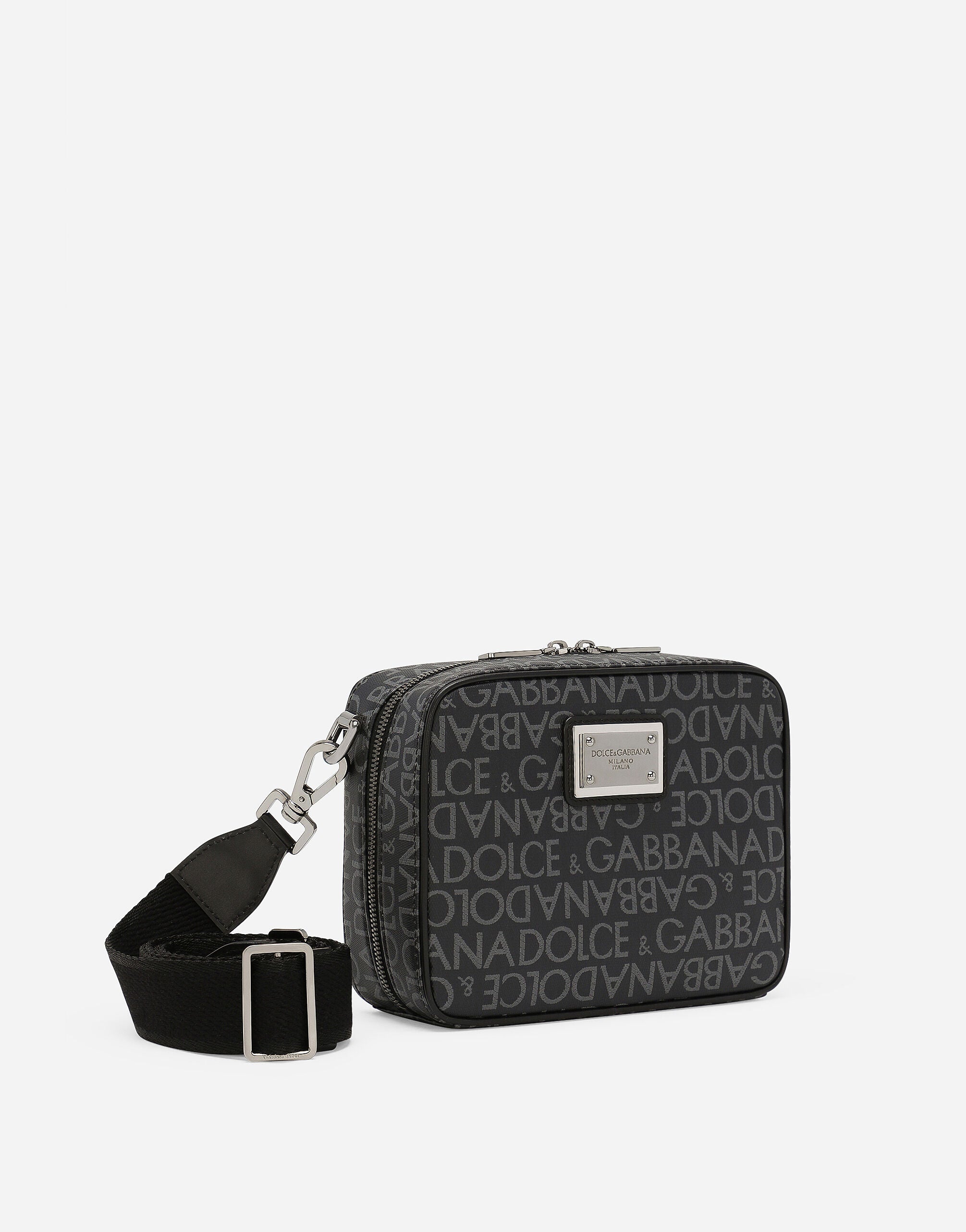 DOLCE & GABBANA Coated jacquard crossbody bag