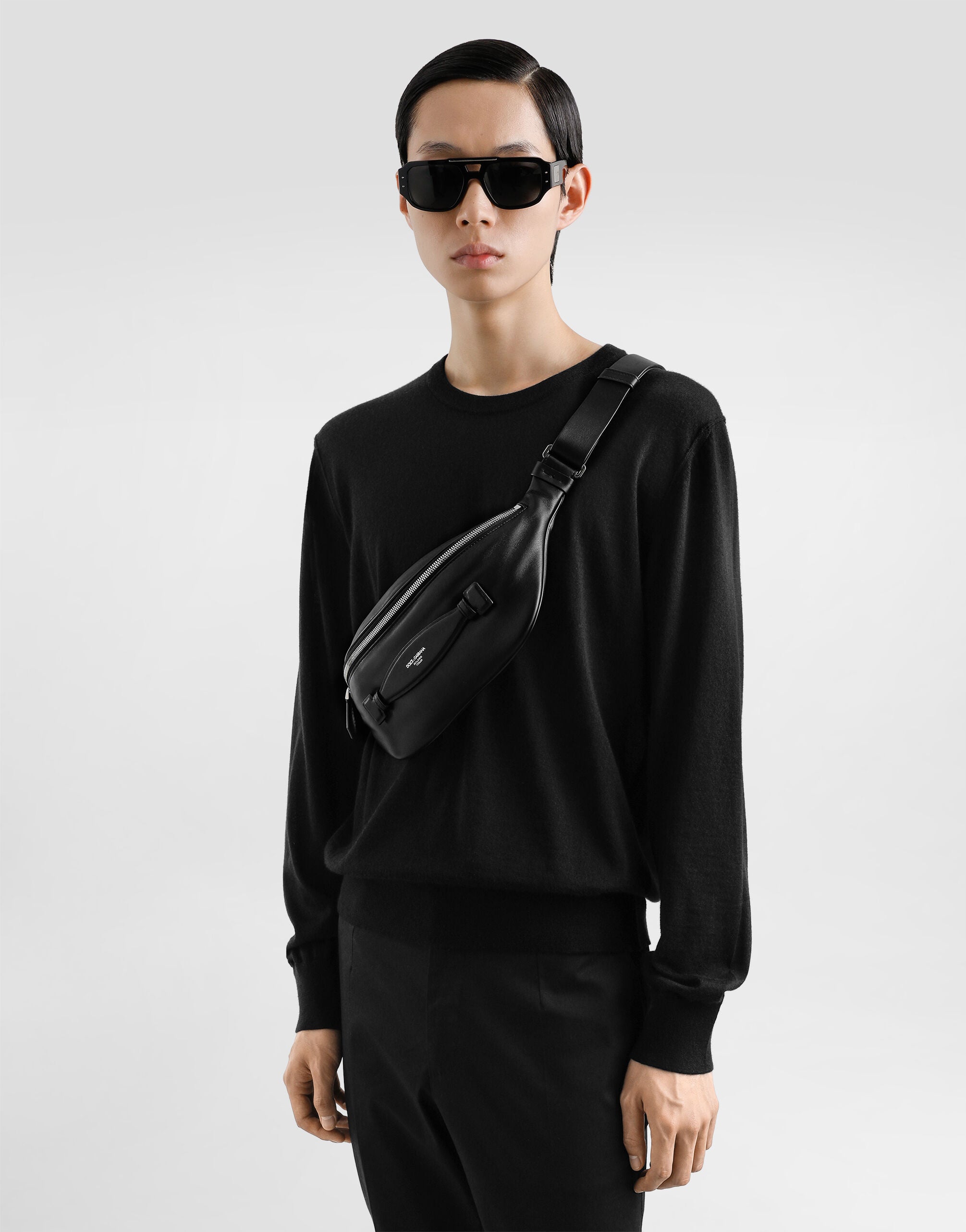 DOLCE & GABBANA nappa leather belt bag