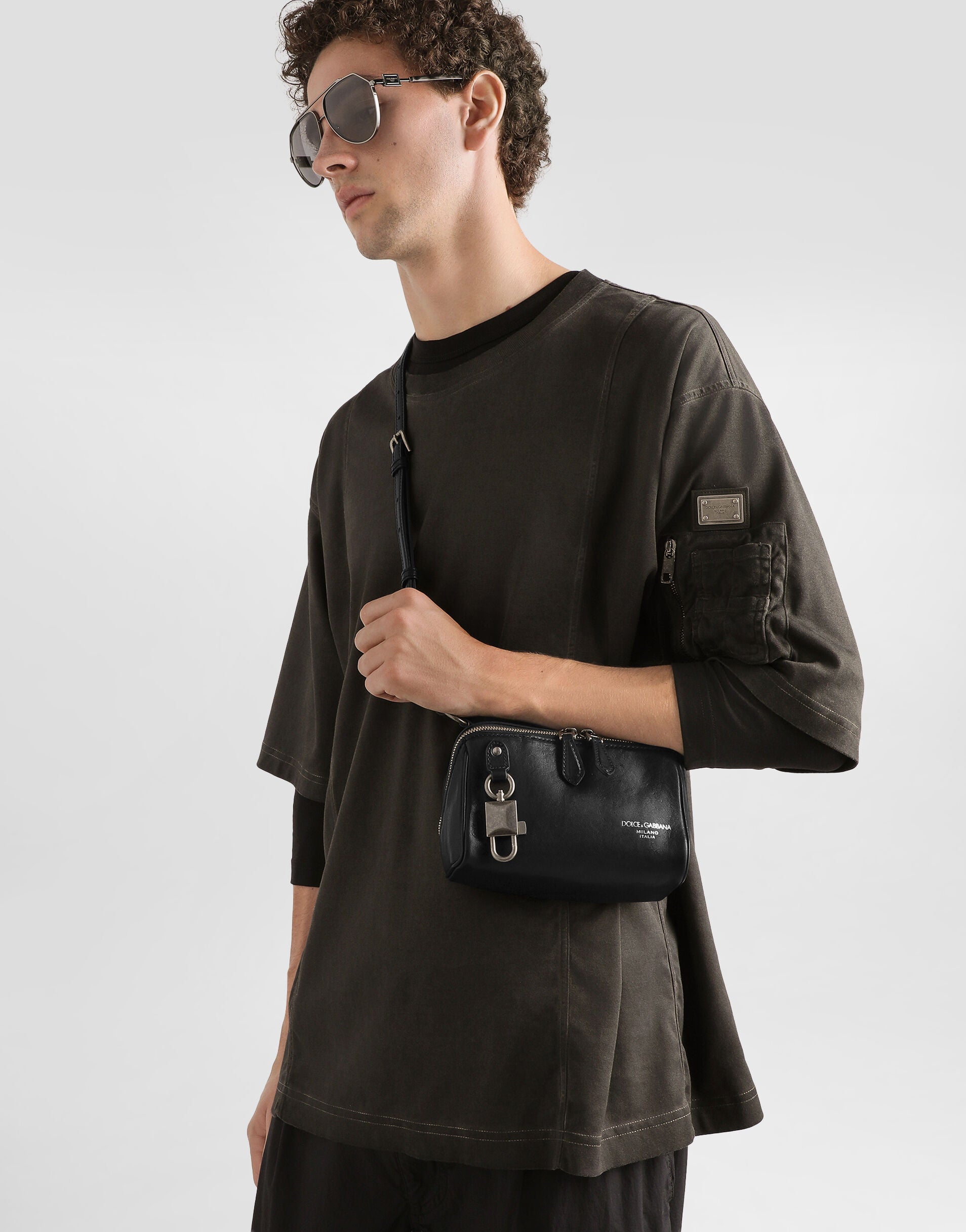 DOLCE & GABBANA Lock tempesta crossbody bag