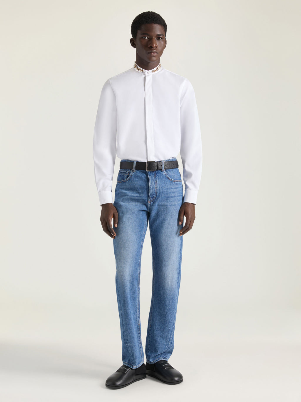 GIVENCHY straight fit men's shadow washed jeans