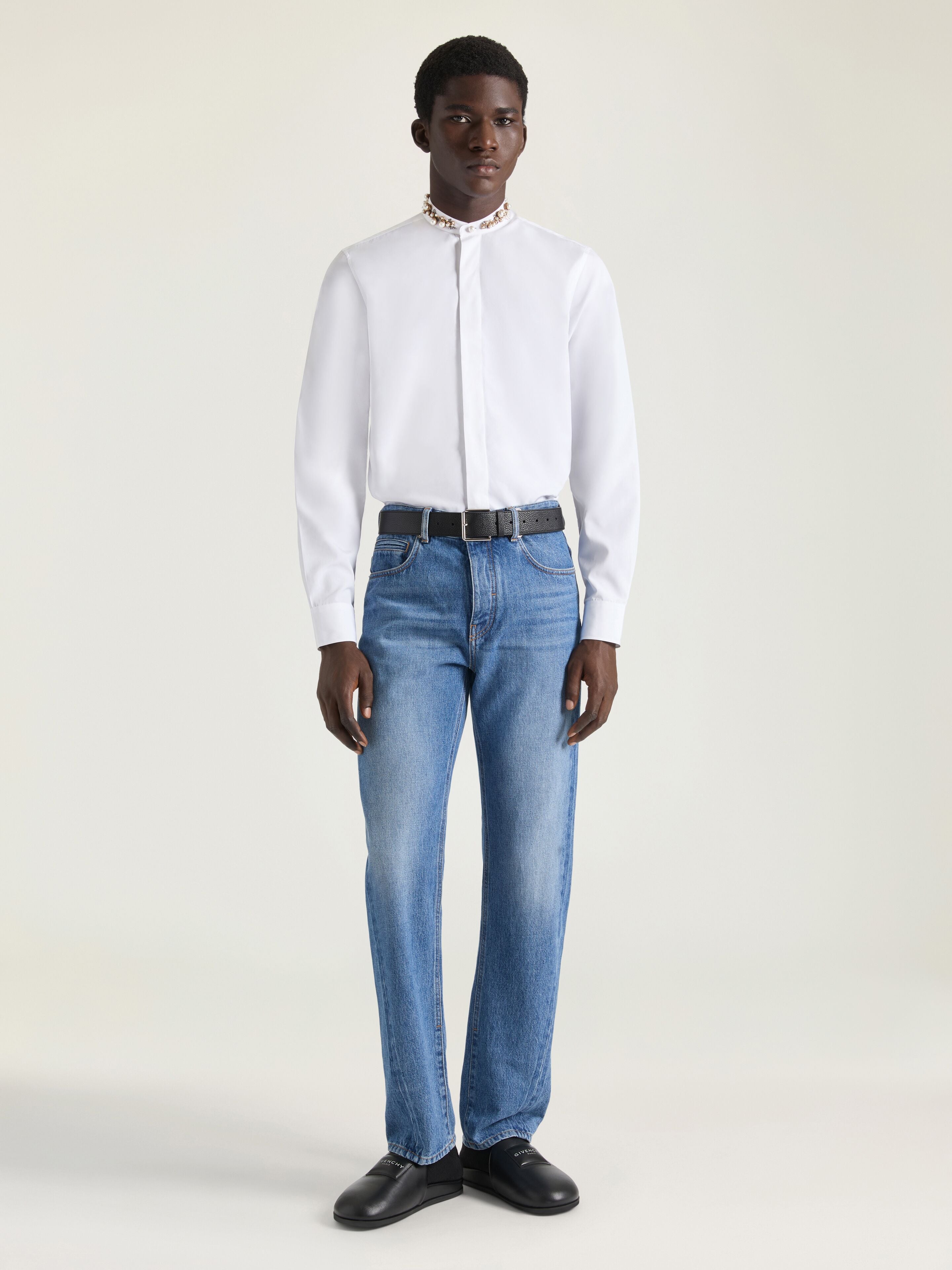 GIVENCHY straight fit men's shadow washed jeans