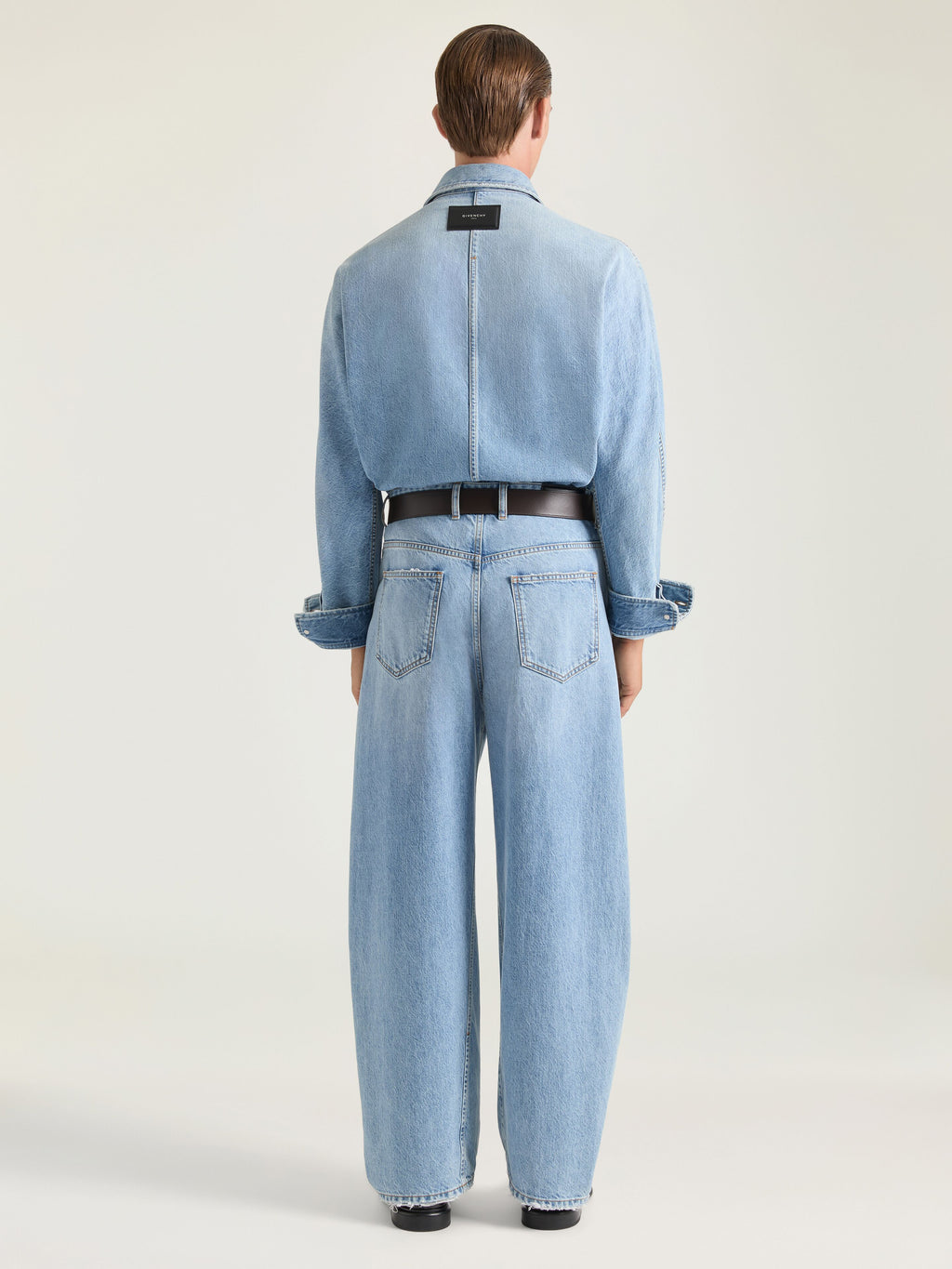 GIVENCHY overshirt in light blue denim