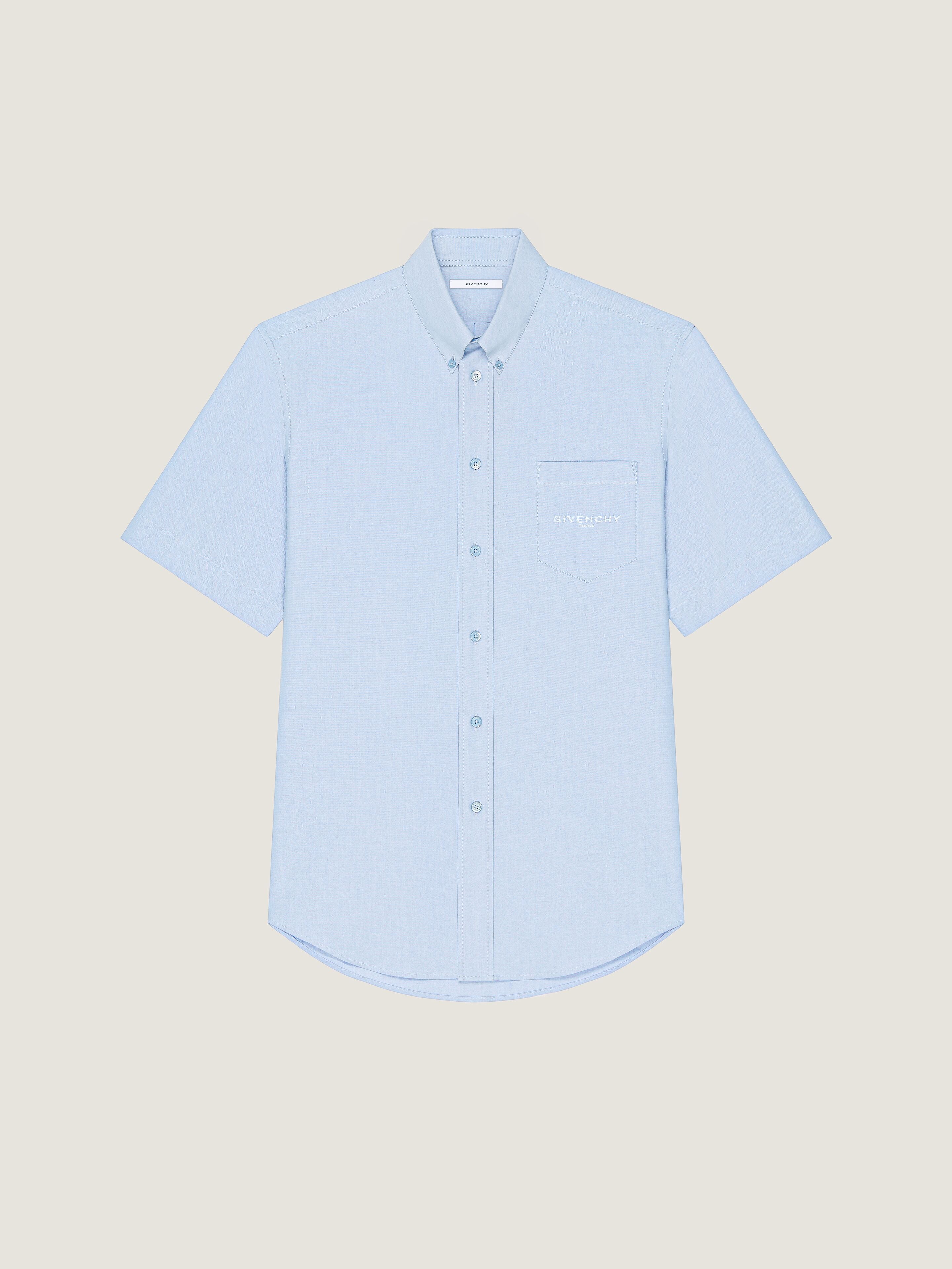 GIVENCHY Shirt in cotton Oxford Paris jacquard