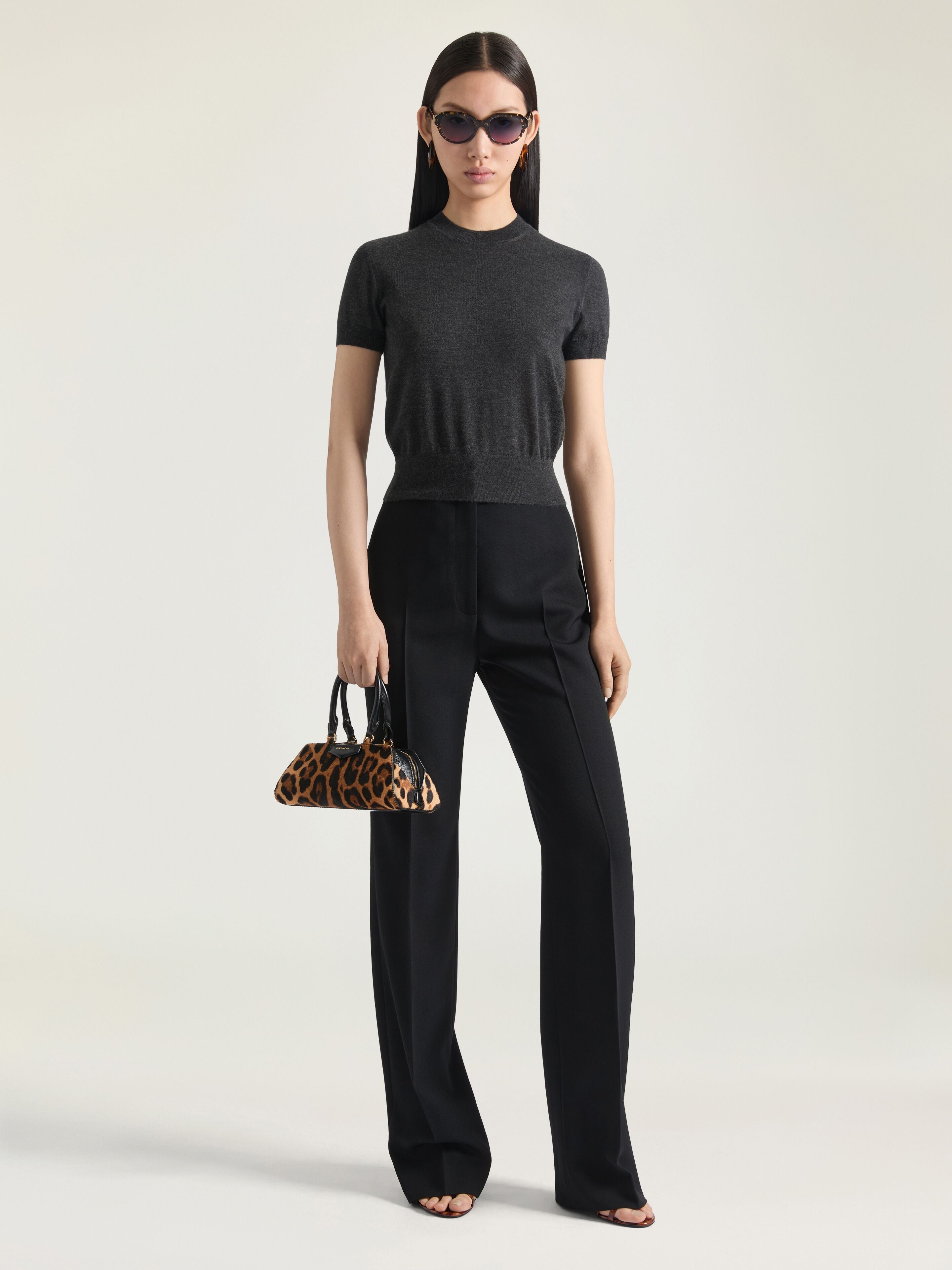 GIVENCHY Tailored cigarette pants in wool