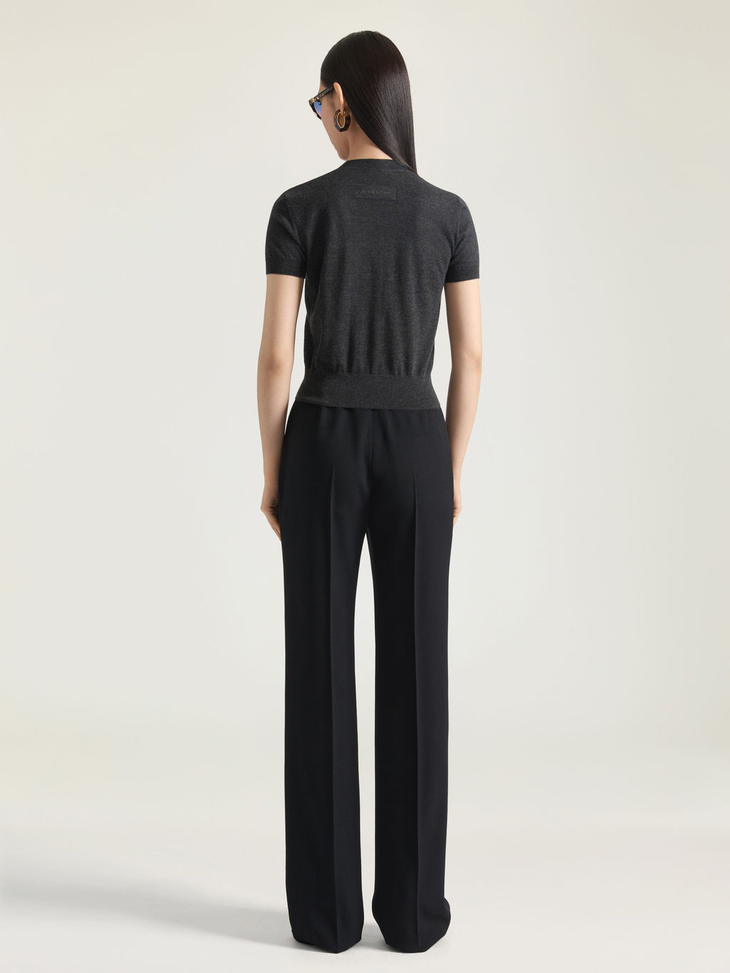 GIVENCHY Tailored cigarette pants in wool