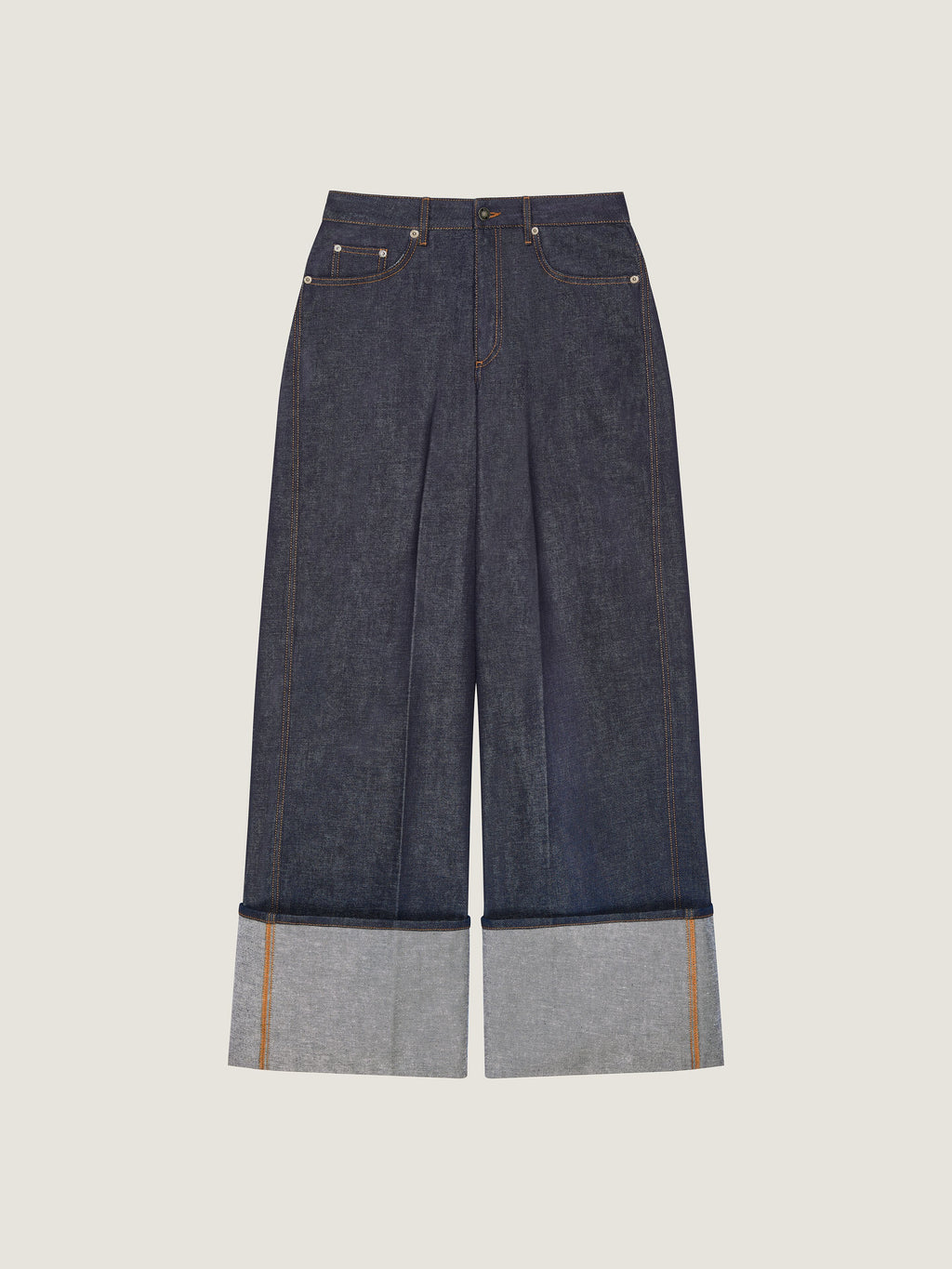 GIVENCHY Raw turn-up jeans