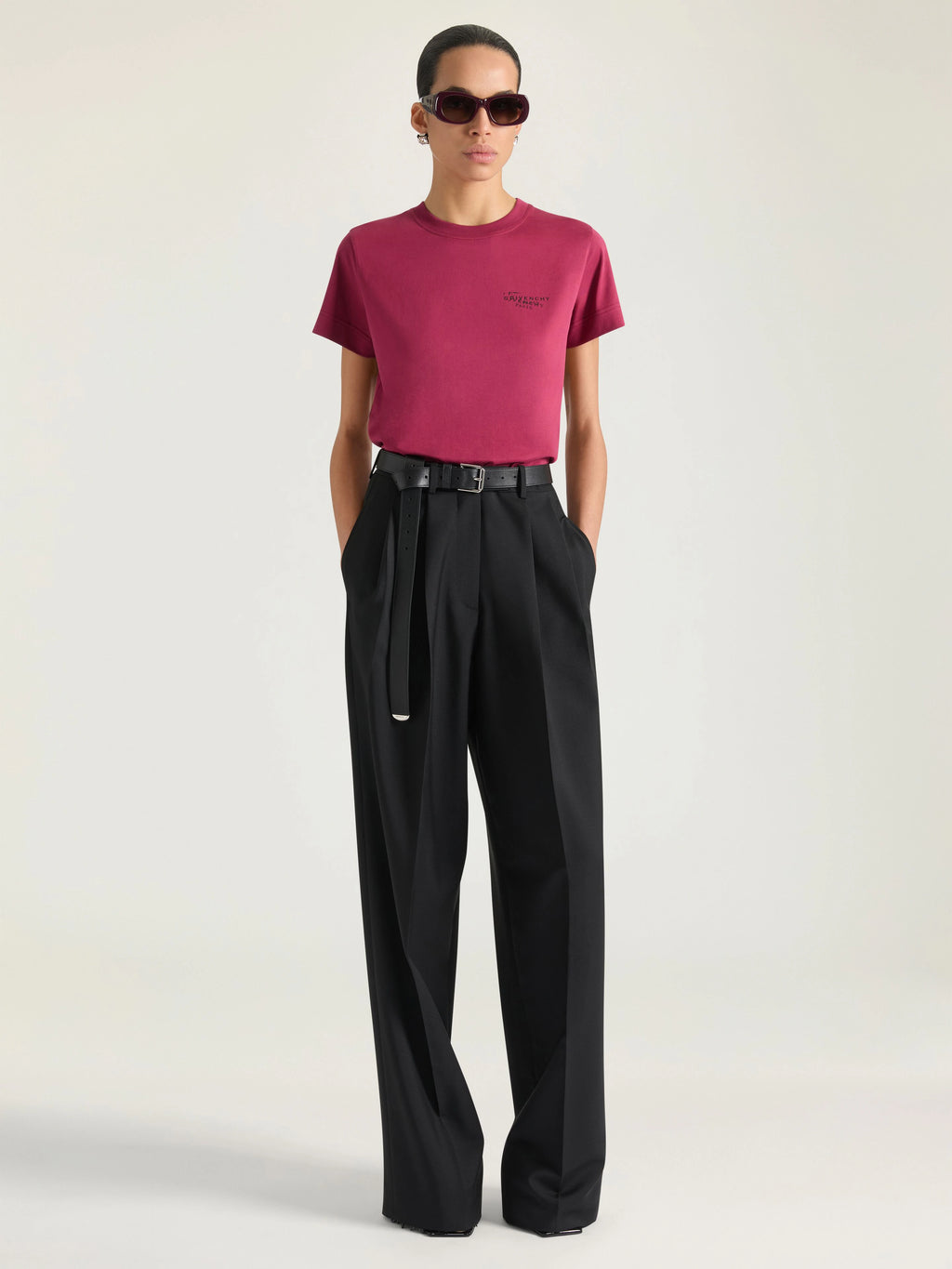 GIVENCHY T-shirt in cotton with Givenchy Stamp print