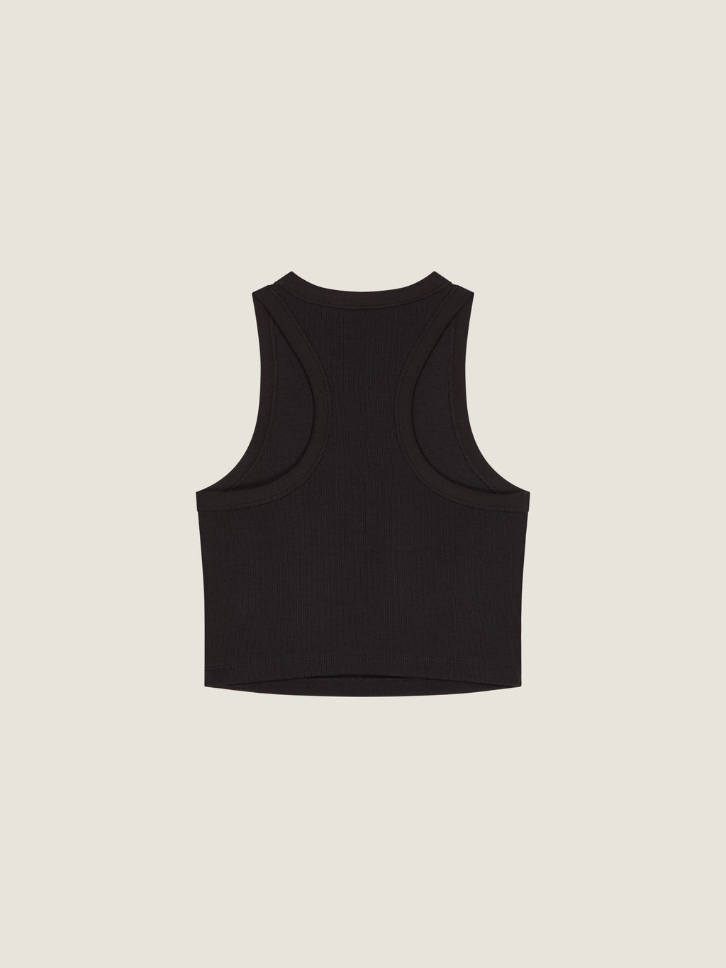 GIVENCHY Cropped tank top in cotton Paris print