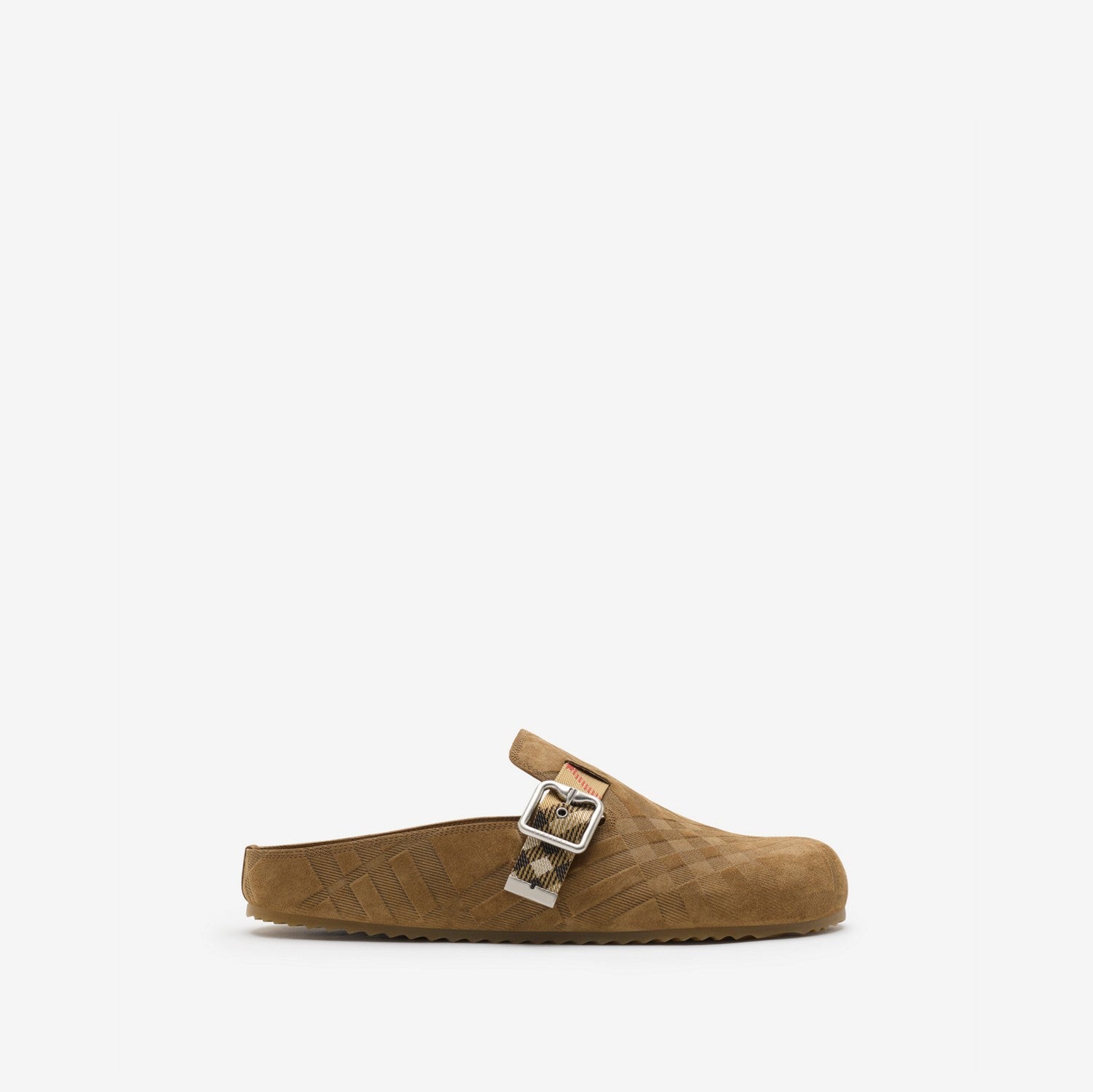 Check Suede Urchin Clogs
