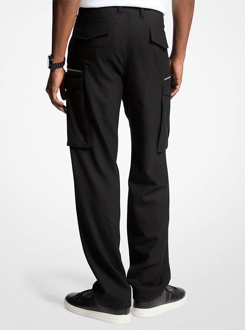Michael Kors Mens Stretch Wool Cargo Pants
