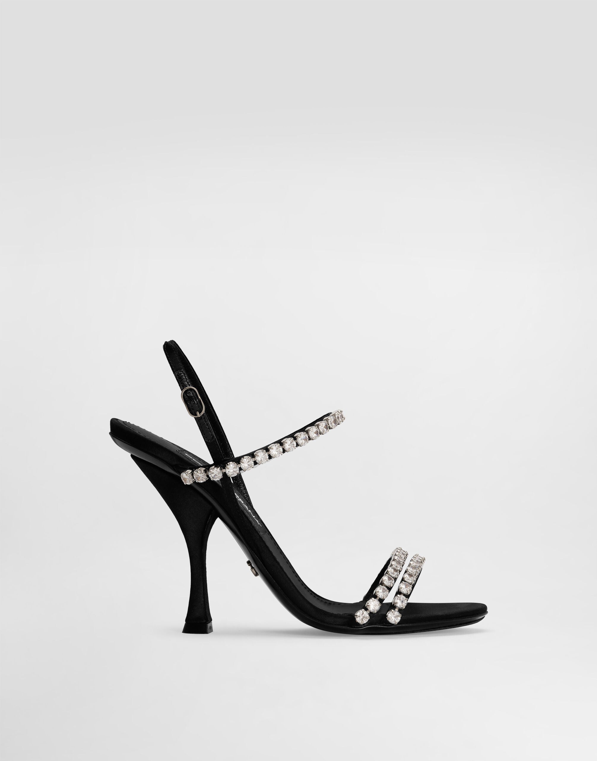 DOLCE & GABBANA Sandals with rhinestone chain