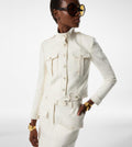 TOM FORD STAND COLLAR SAFARI JACKET