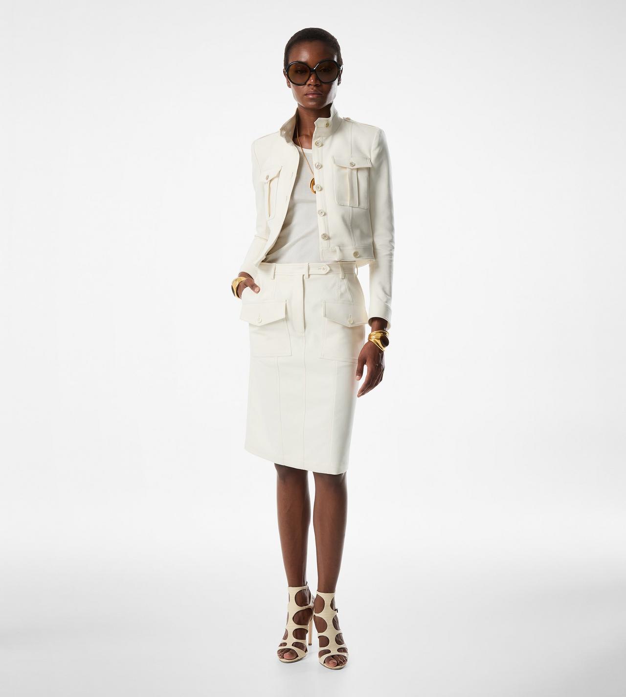 TOM FORD STAND COLLAR SAFARI JACKET