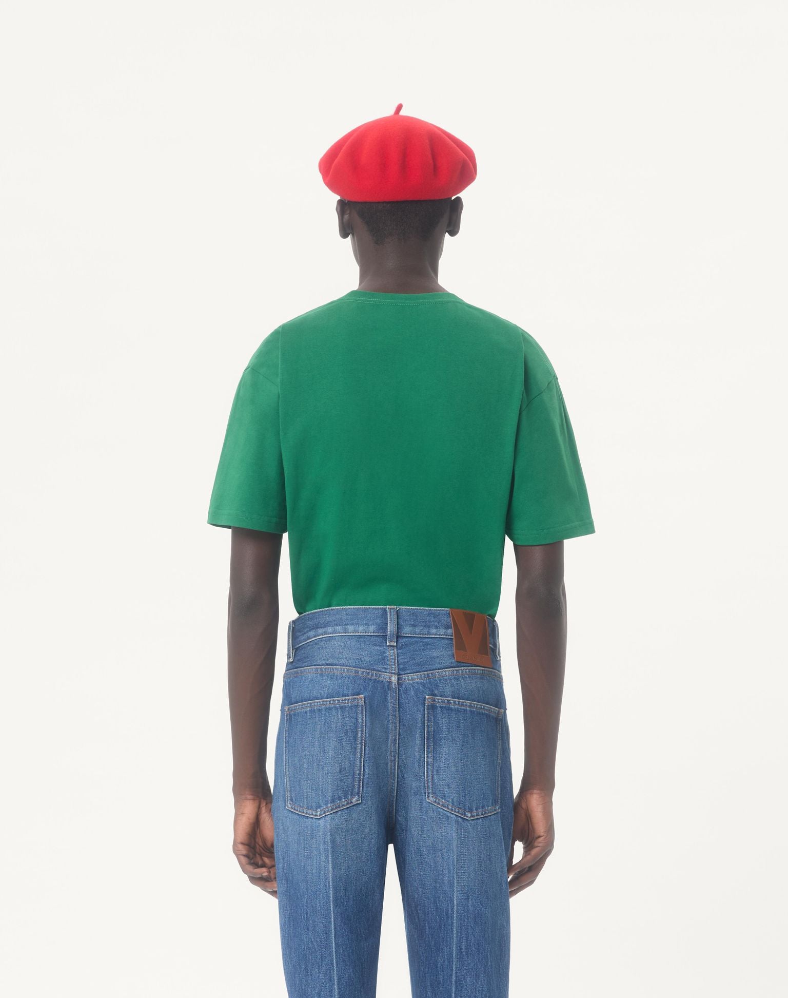 VALENTINO Cotton T-Shirt With Le Chat De La Maison Print