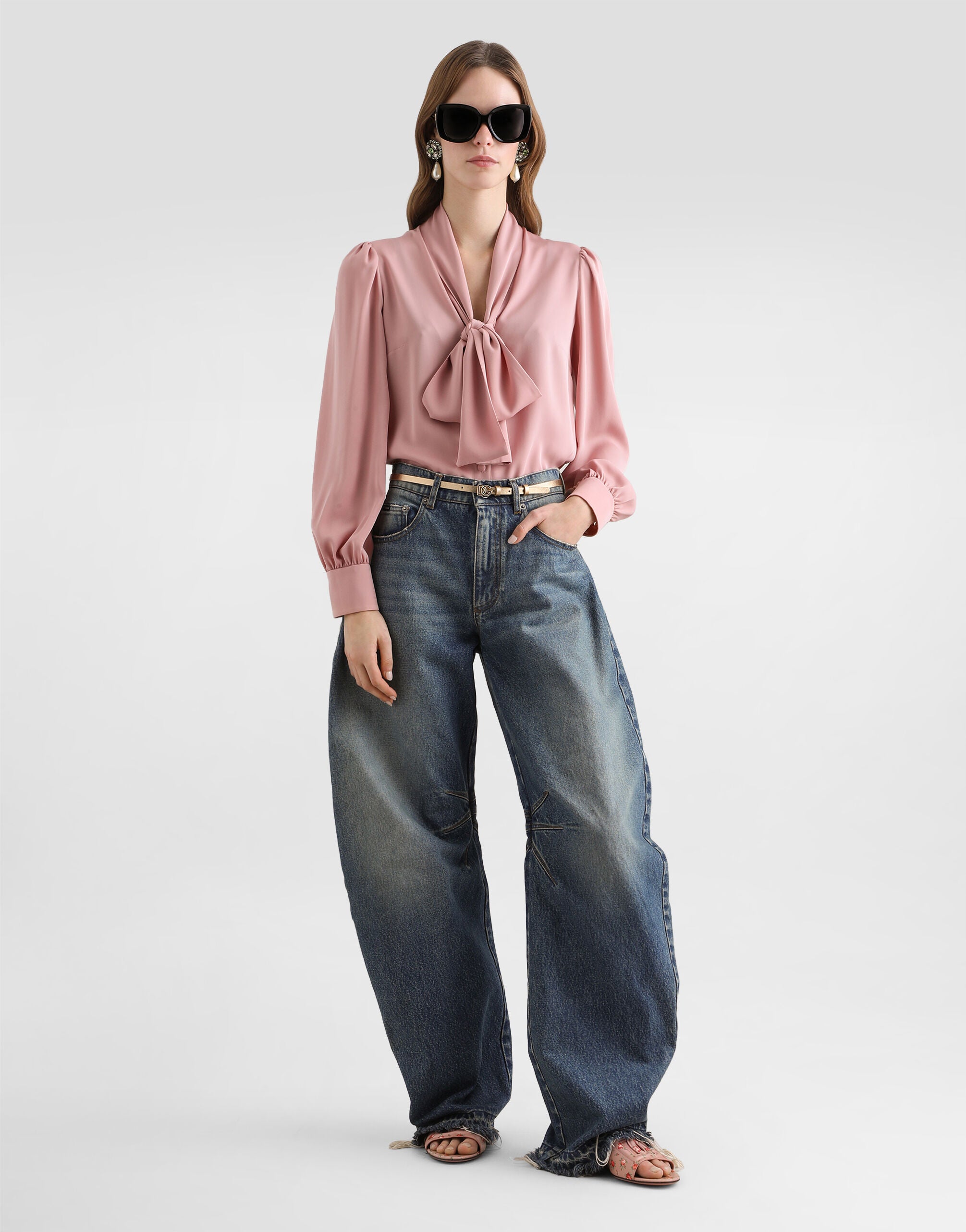 DOLCE & GABBANA Stretch charmeuse shirt