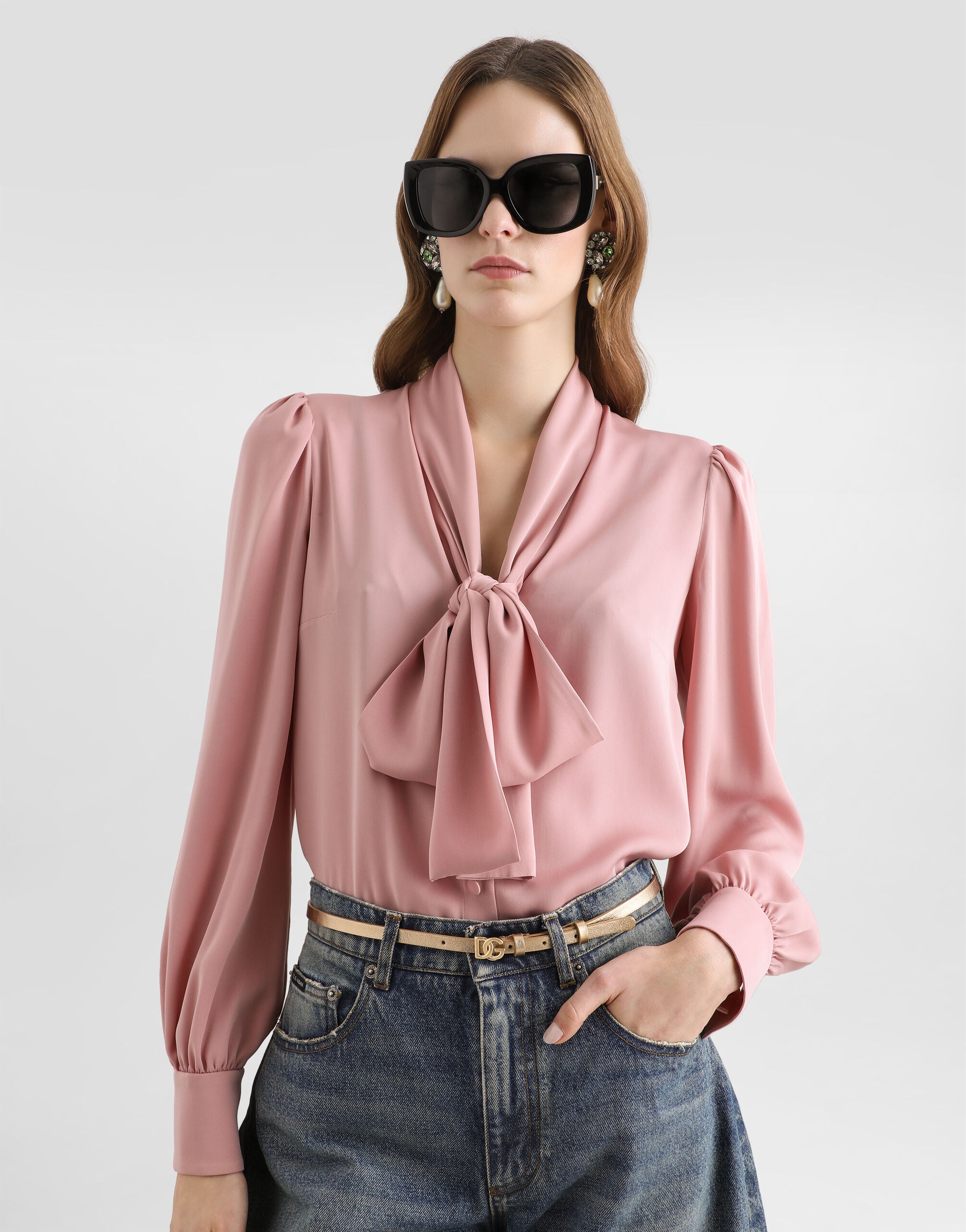 DOLCE & GABBANA Stretch charmeuse shirt