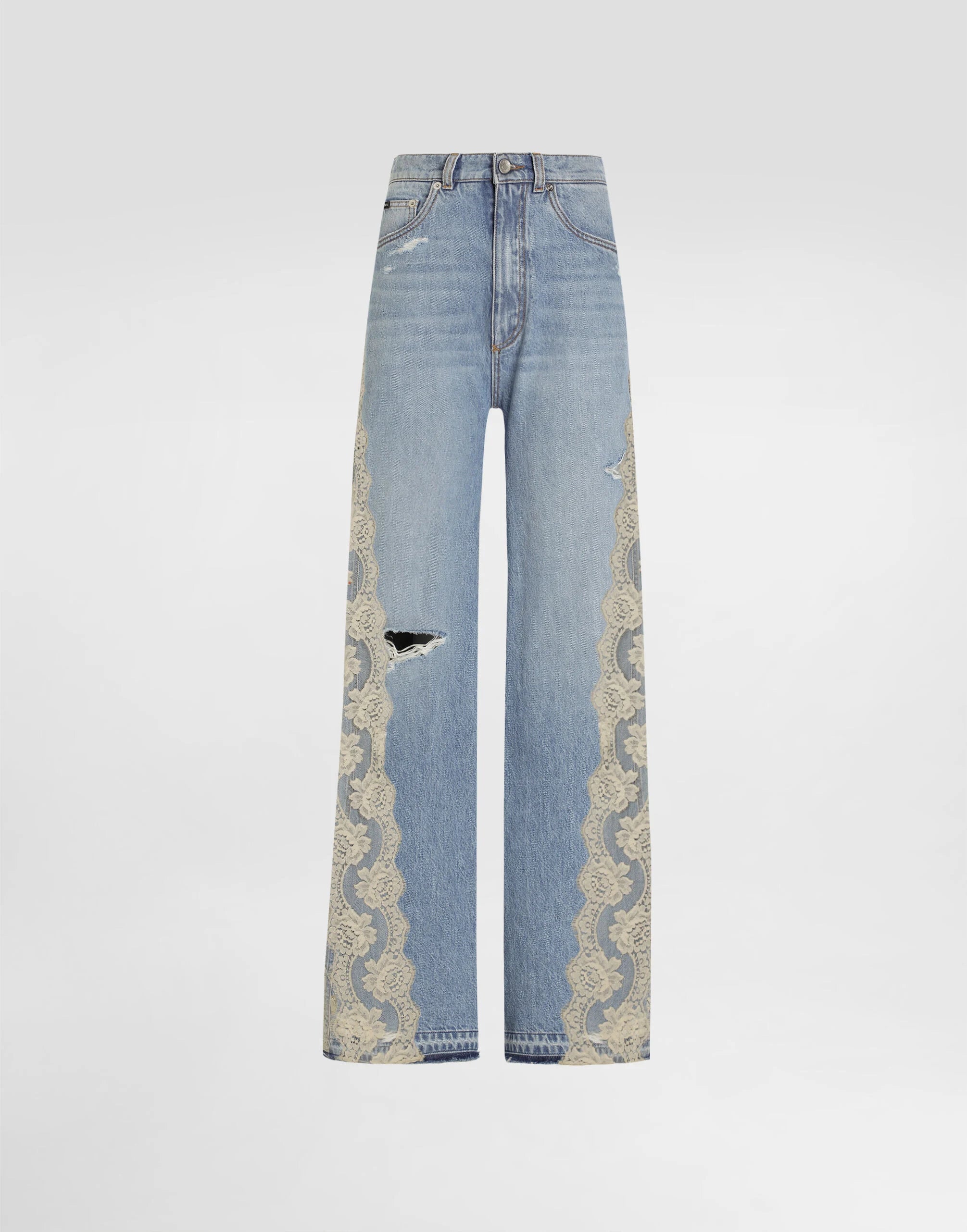 DOLCE & GABBANA pocket denim trousers