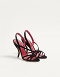VALENTINO Fetishique Velvet Sandal