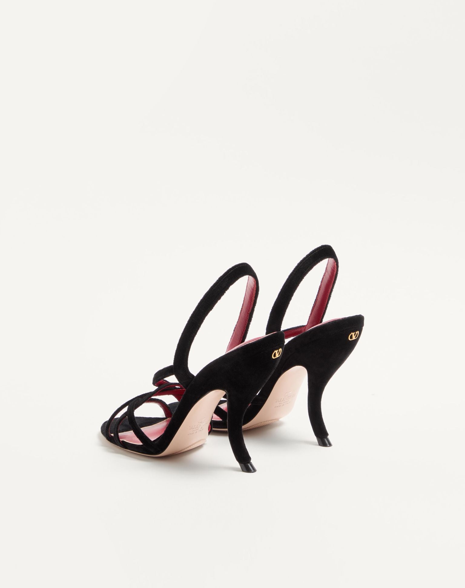 VALENTINO Fetishique Velvet Sandal