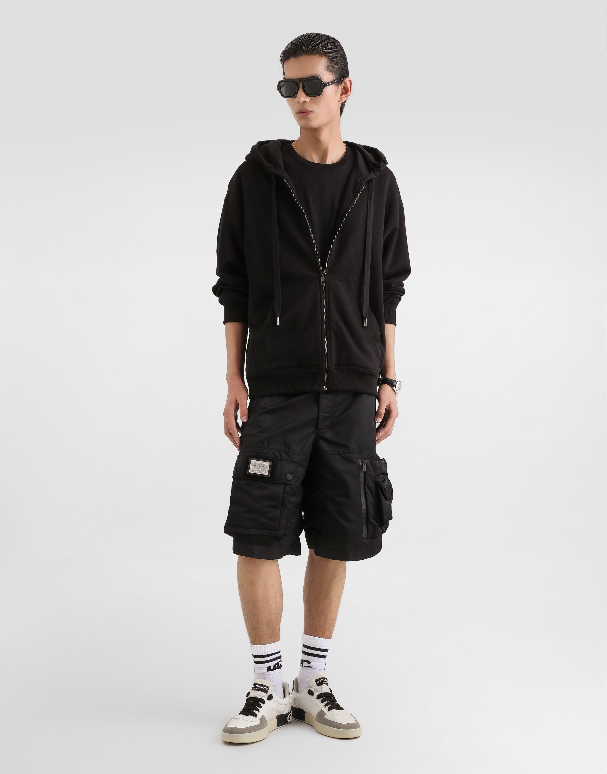 DOLCE & GABBANA Brushed hooded sweatshirt