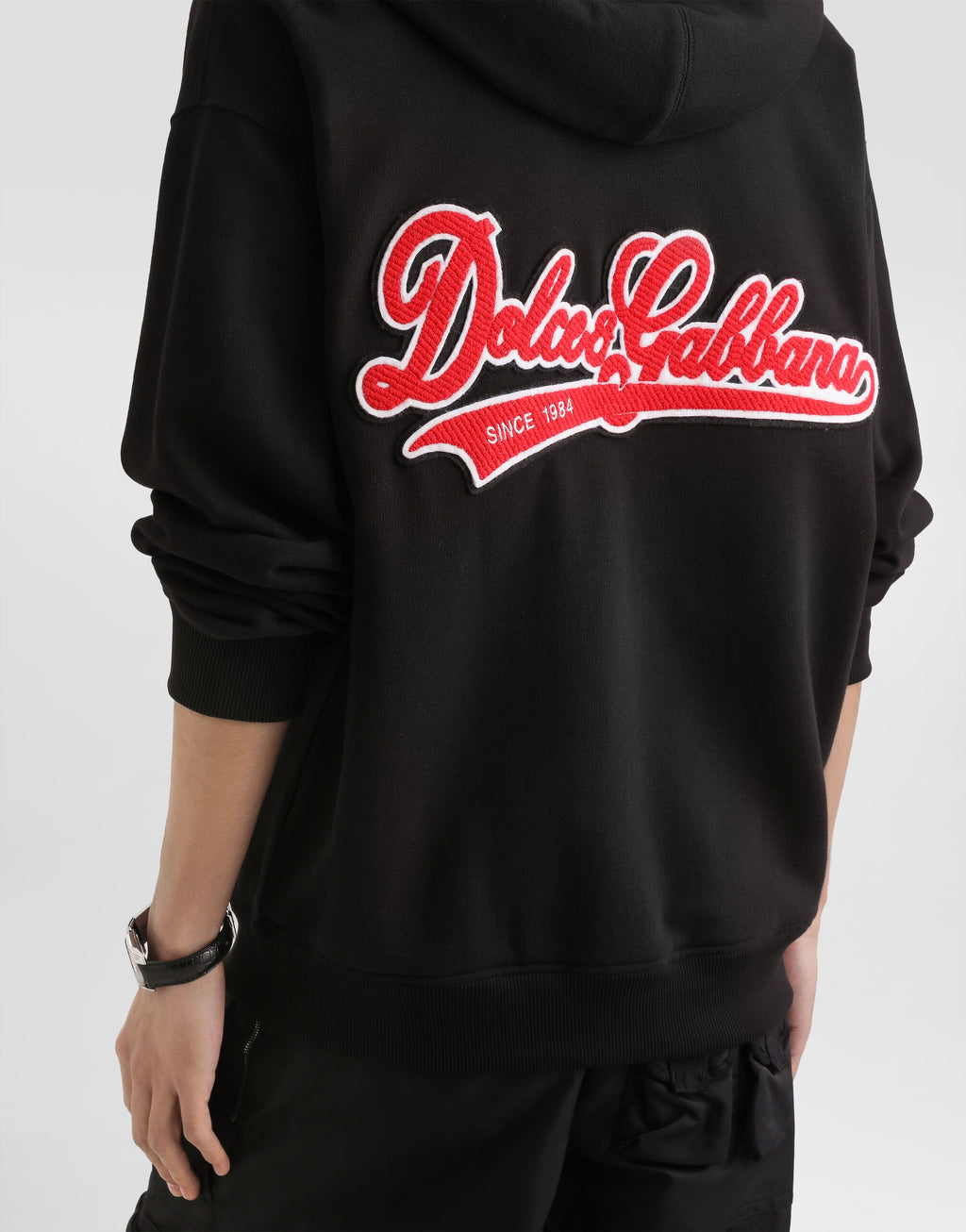 DOLCE & GABBANA Brushed hooded sweatshirt