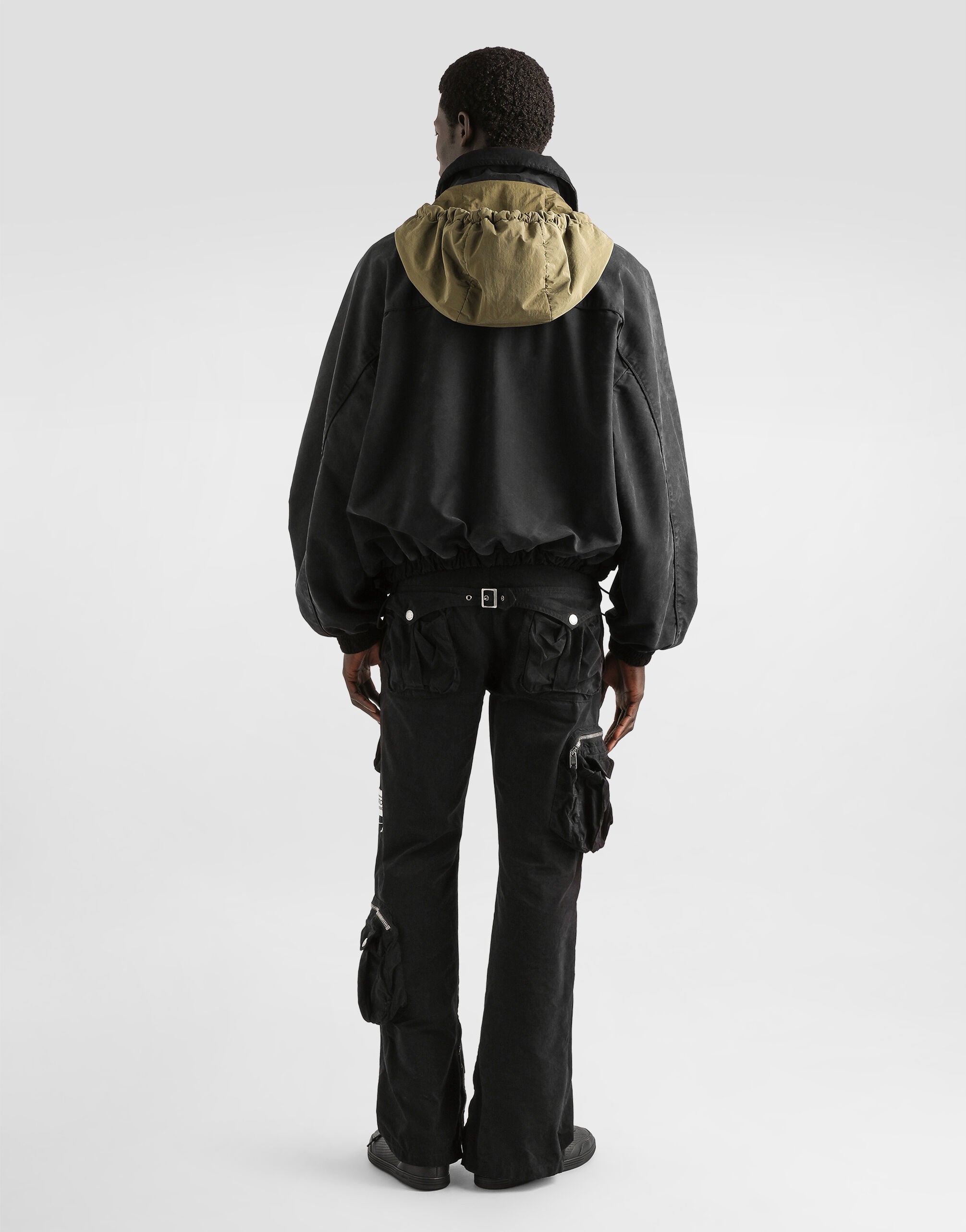 DOLCE & GABBANA Waxed faille trousers