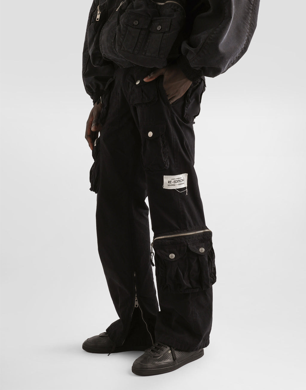 DOLCE & GABBANA Waxed faille trousers