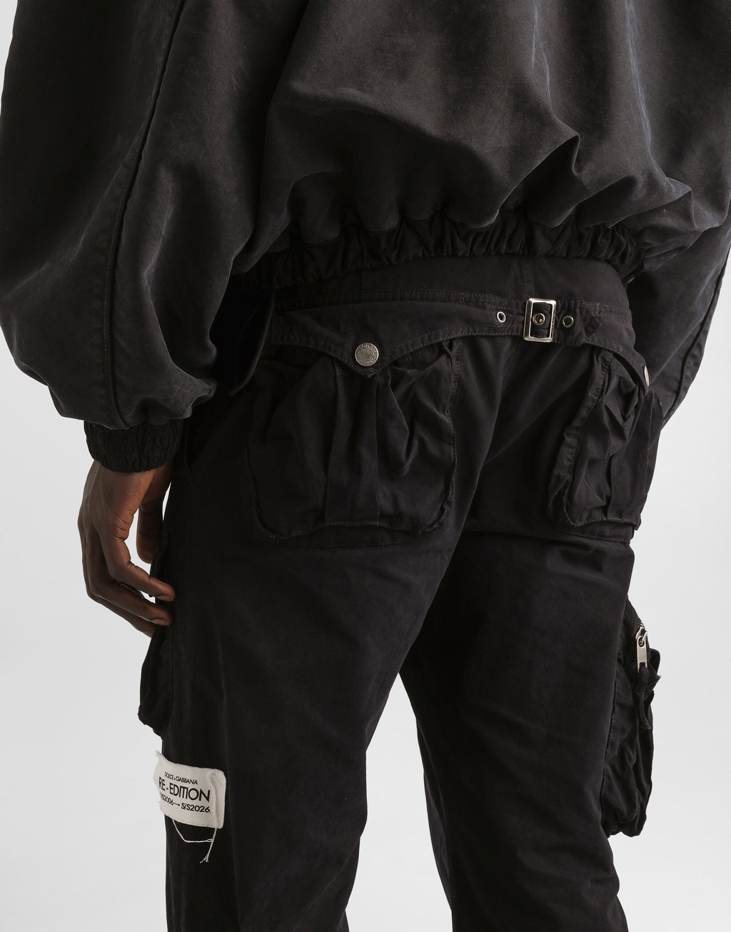 DOLCE & GABBANA Waxed faille trousers