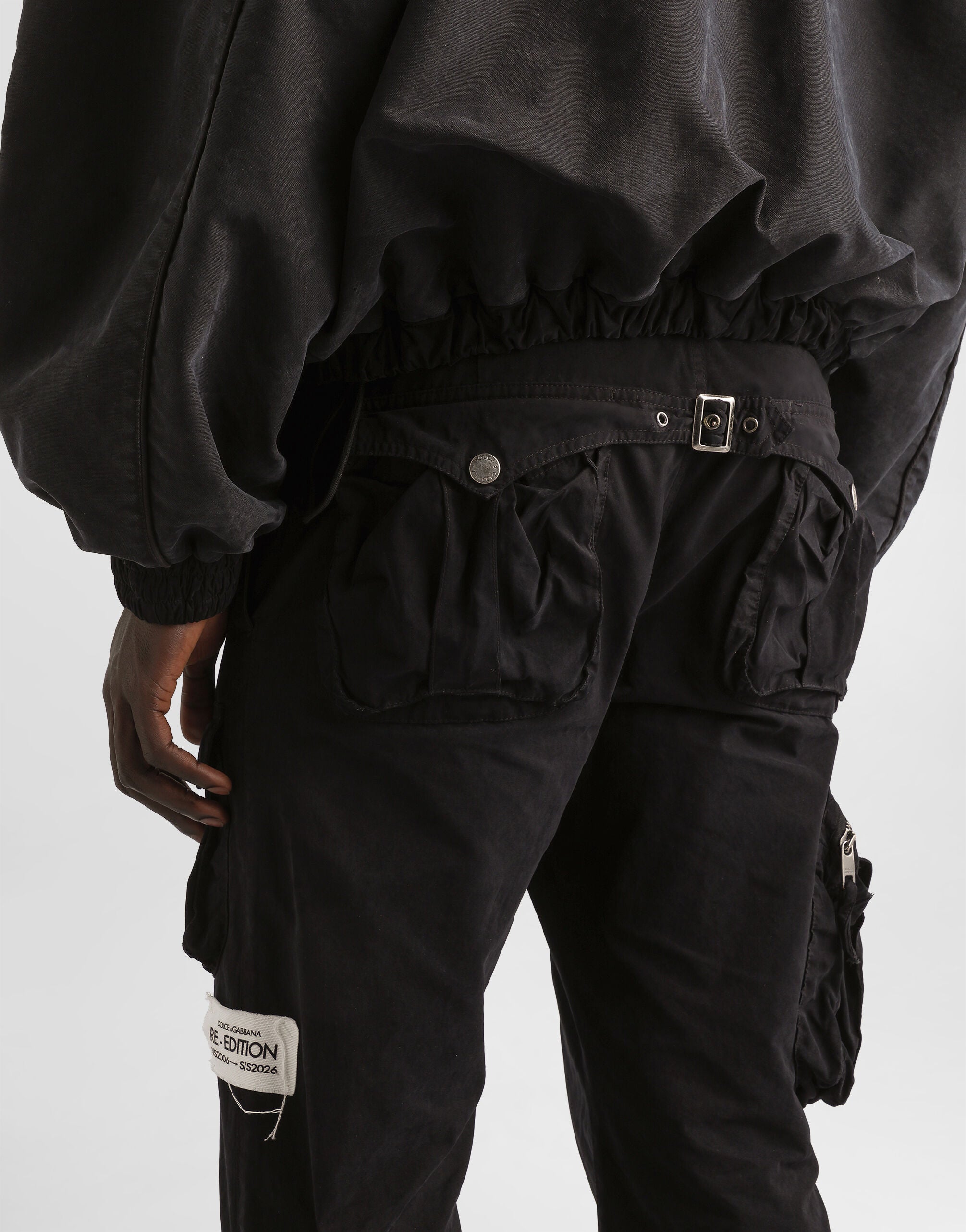 DOLCE & GABBANA Waxed faille trousers