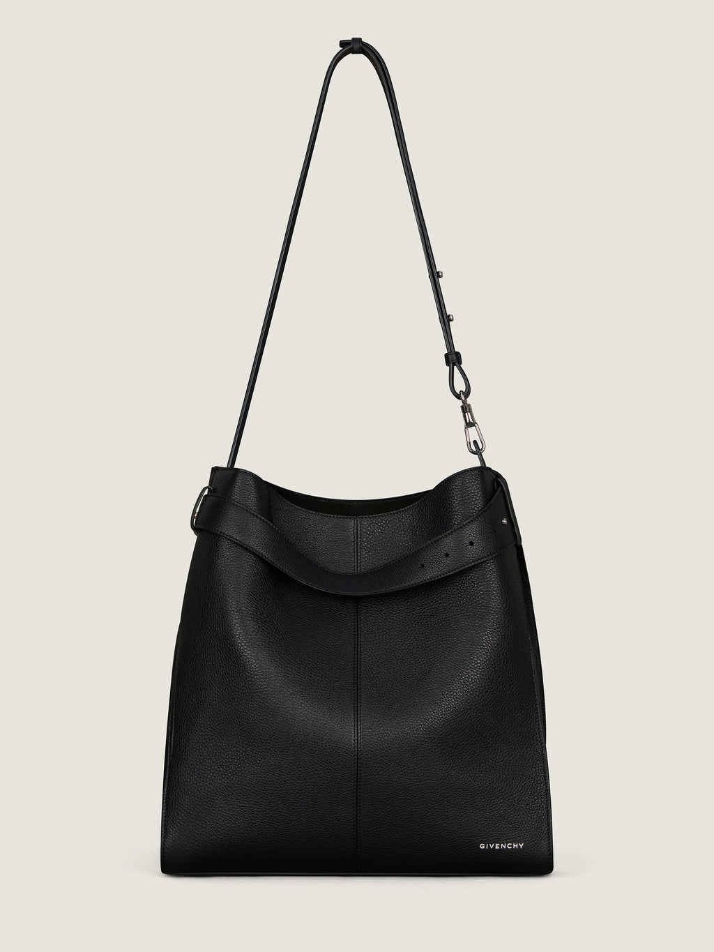 GIVENCHY Medium Belted Hobo bag in grained leather
