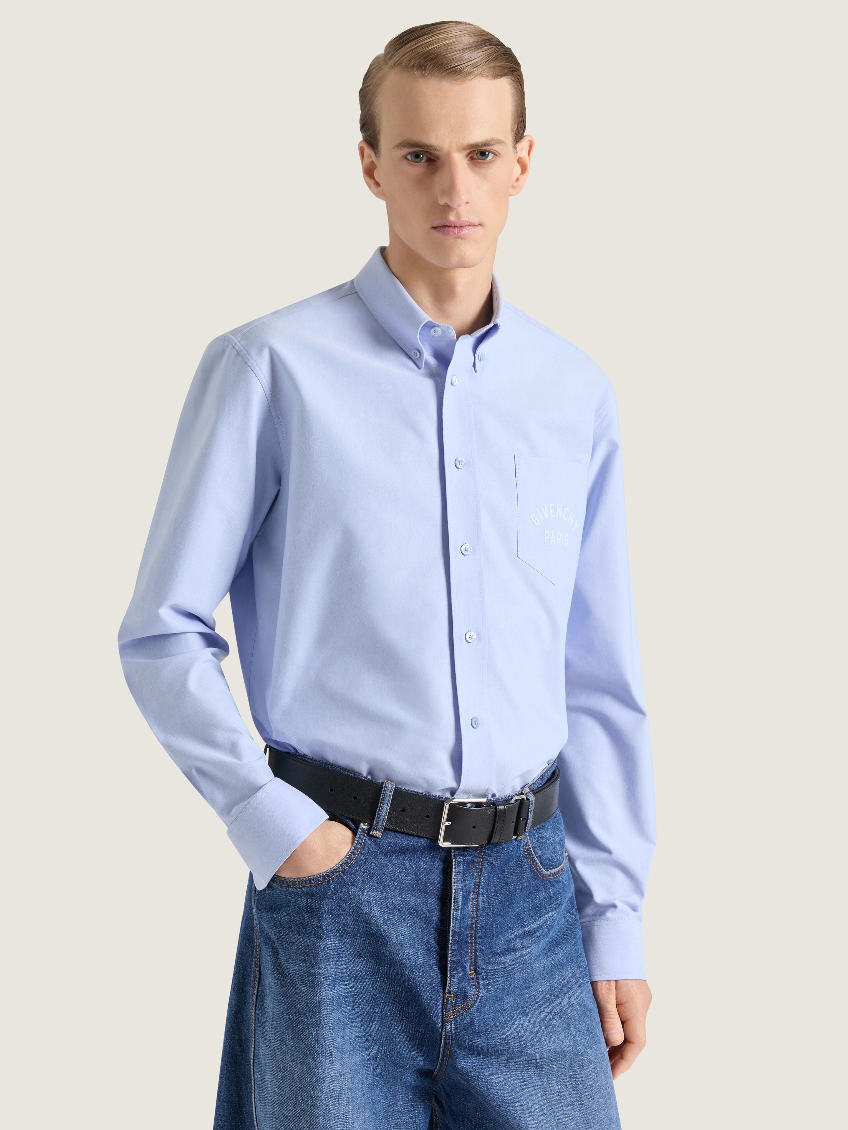 GIVENCHY straight fit men's shadow washed jeans