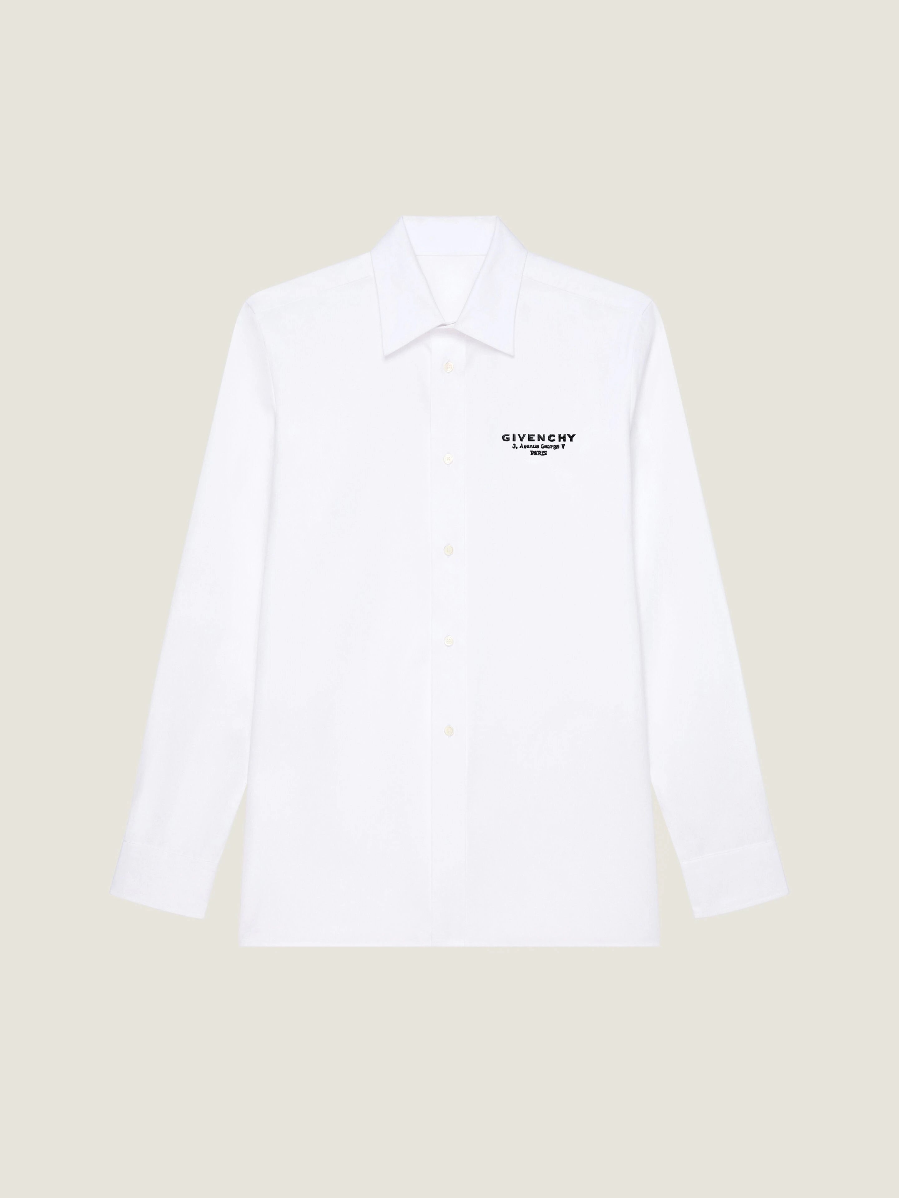 GIVENCHY Shirt in cotton Stamp embroidery