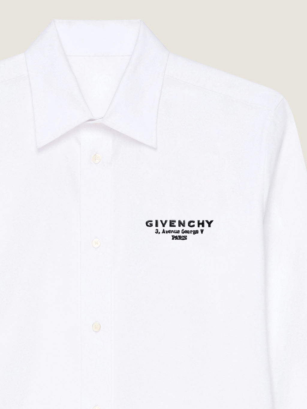 GIVENCHY Shirt in cotton Stamp embroidery