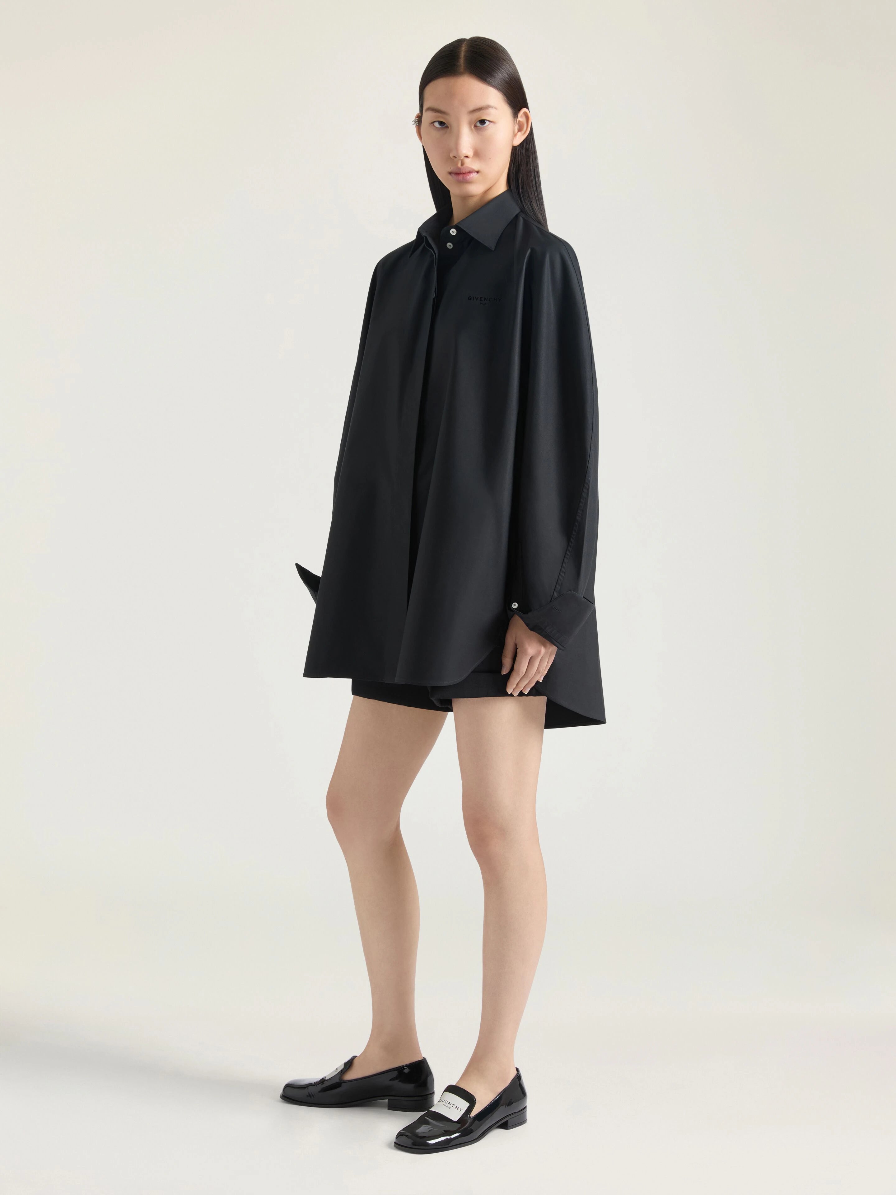 GIVENCHY shirt in poplin with embroidery