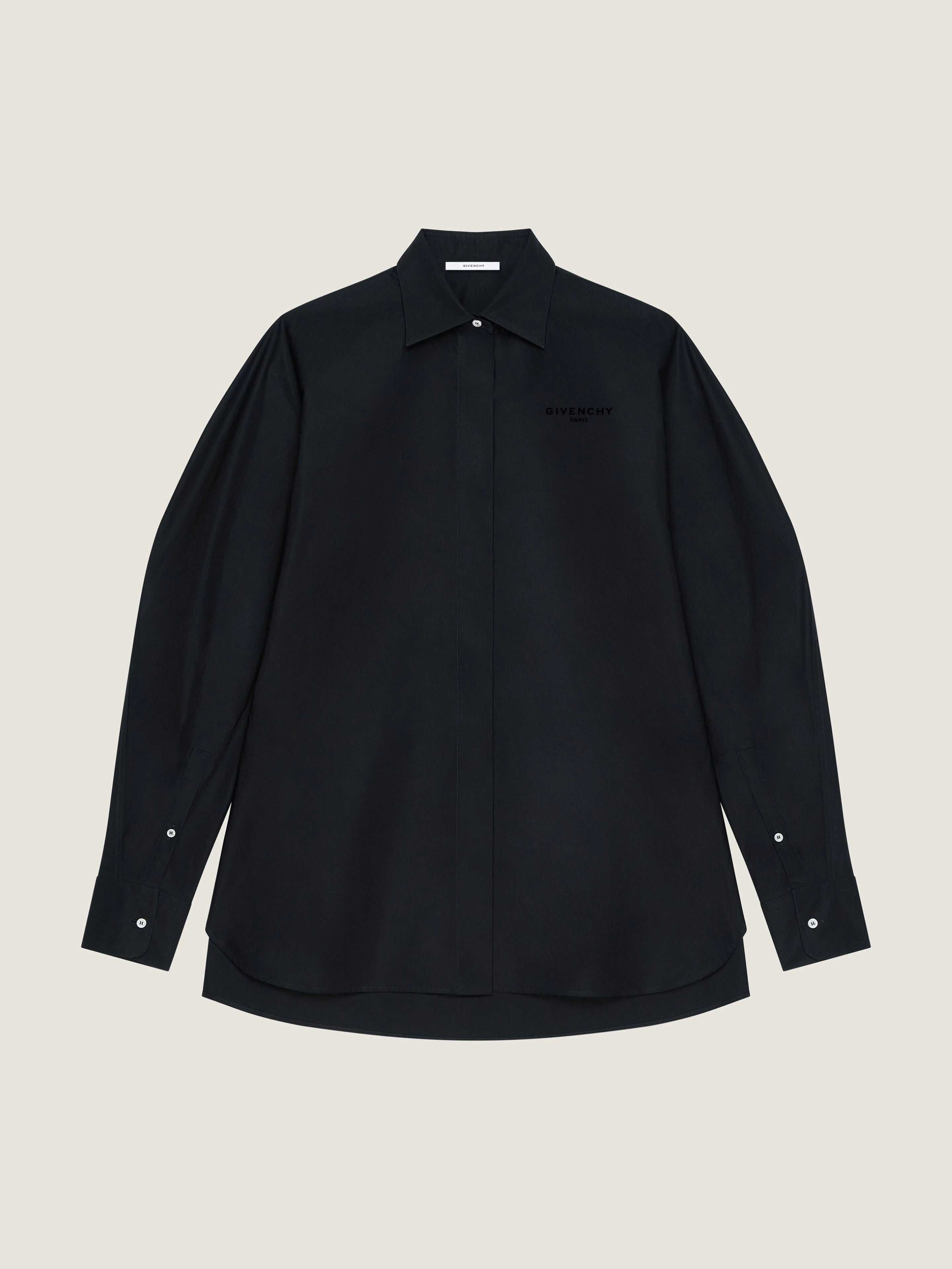 GIVENCHY shirt in poplin with embroidery