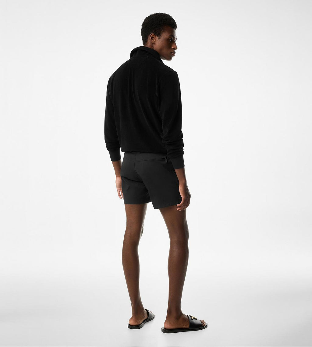 TOM FORD LONG SLEEVE TOWELLING POLO