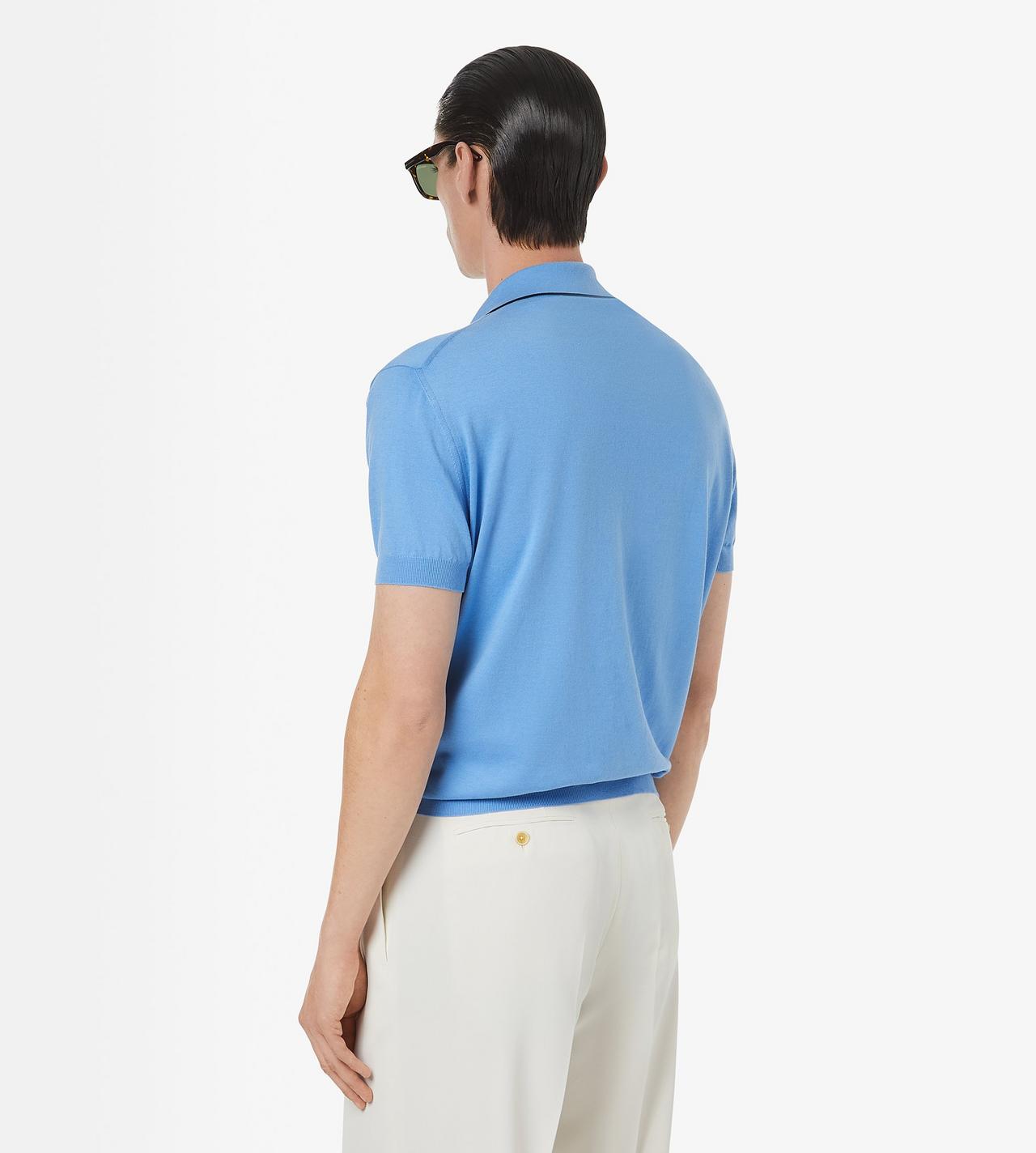 TOM FORD COTTON SILK TIPPING POLO