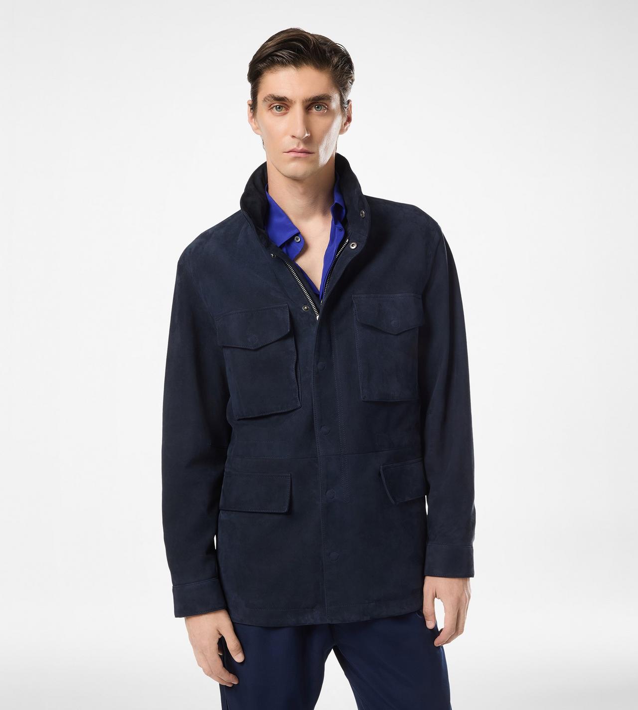 TOM FORD LIGHT SUEDE FIELD JACKET