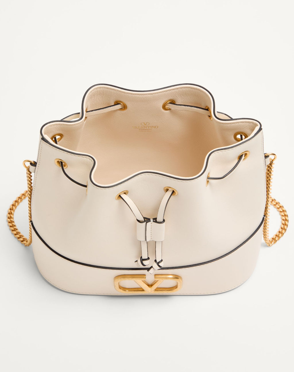 VALENTINO MINI VLOGO SIGNATURE BUCKET BAG