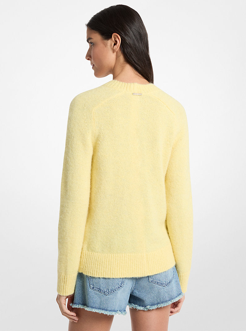 Michael Kors Nylon and Alpaca Blend Sweater