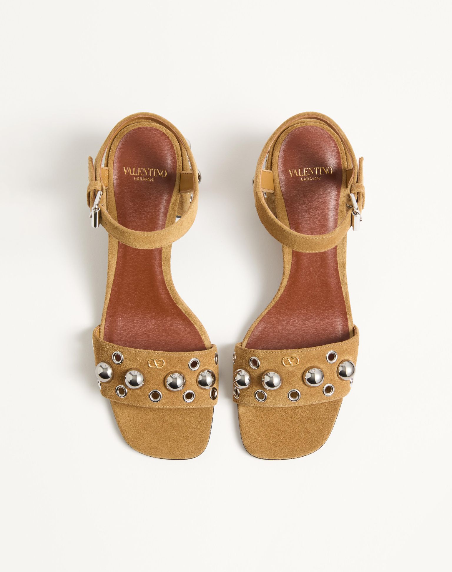 VALENTINO Nellcôte Crust Leather Sandal